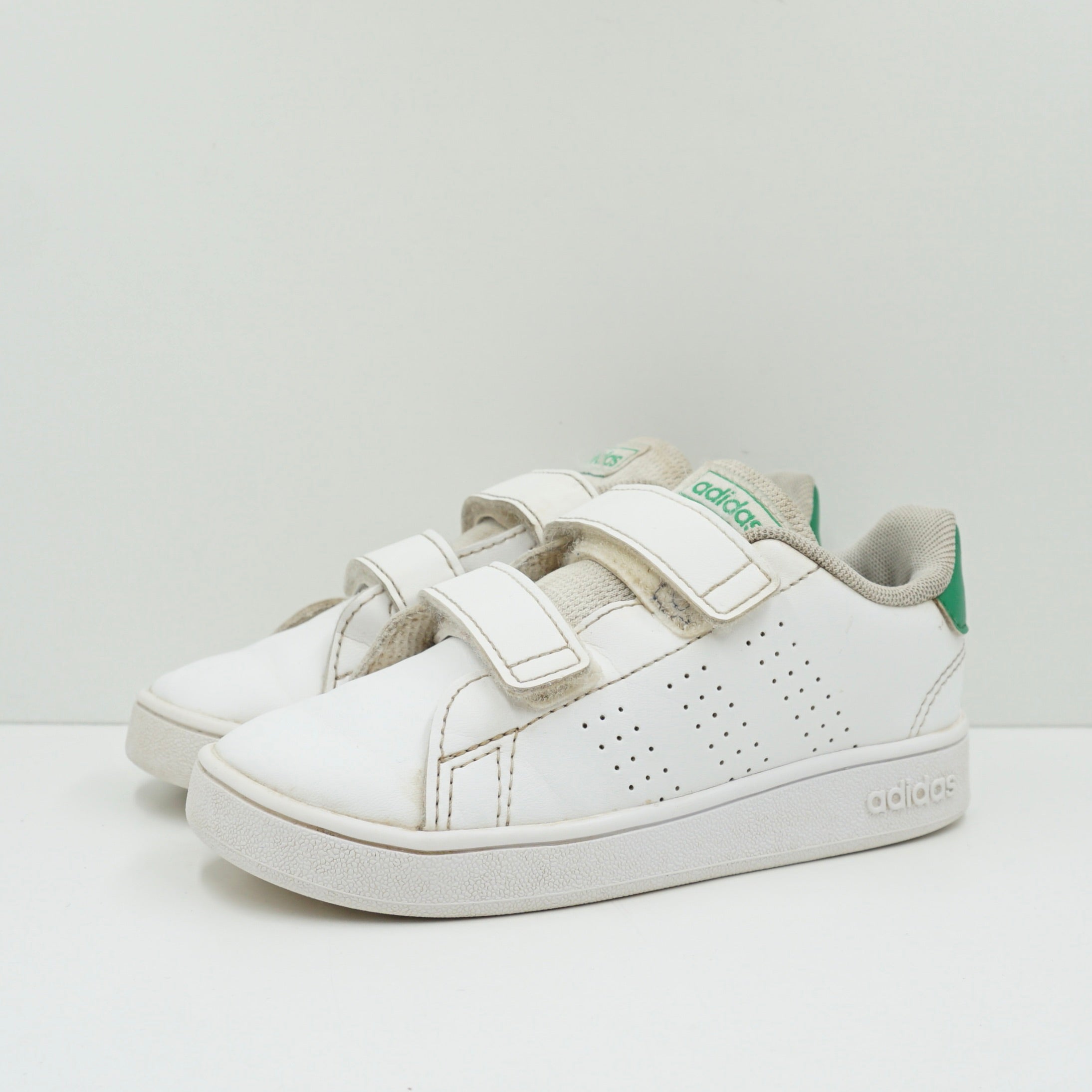 Adidas Advantage I White Green Toddler