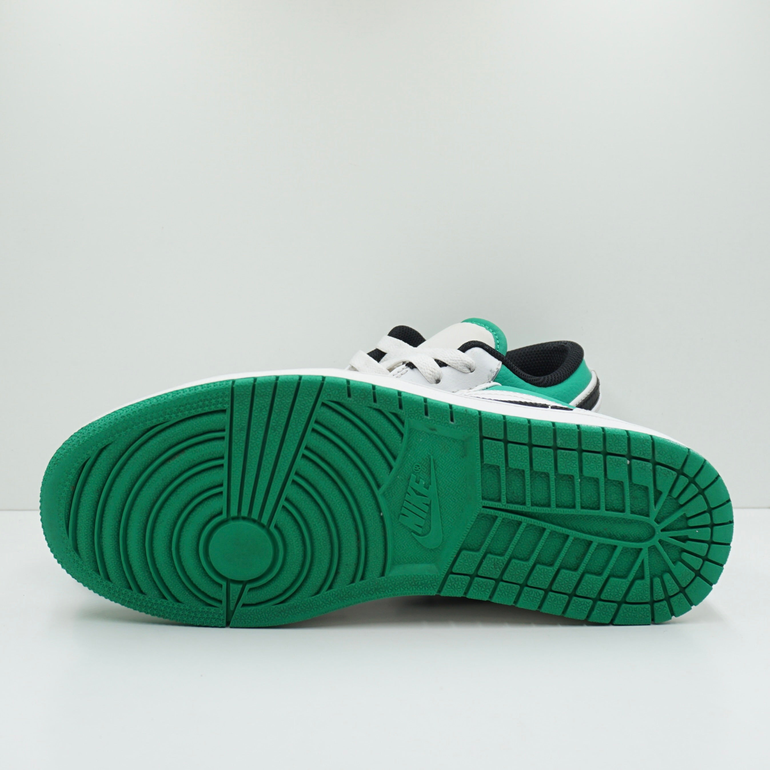 Jordan 1 Low White Lucky Green Black