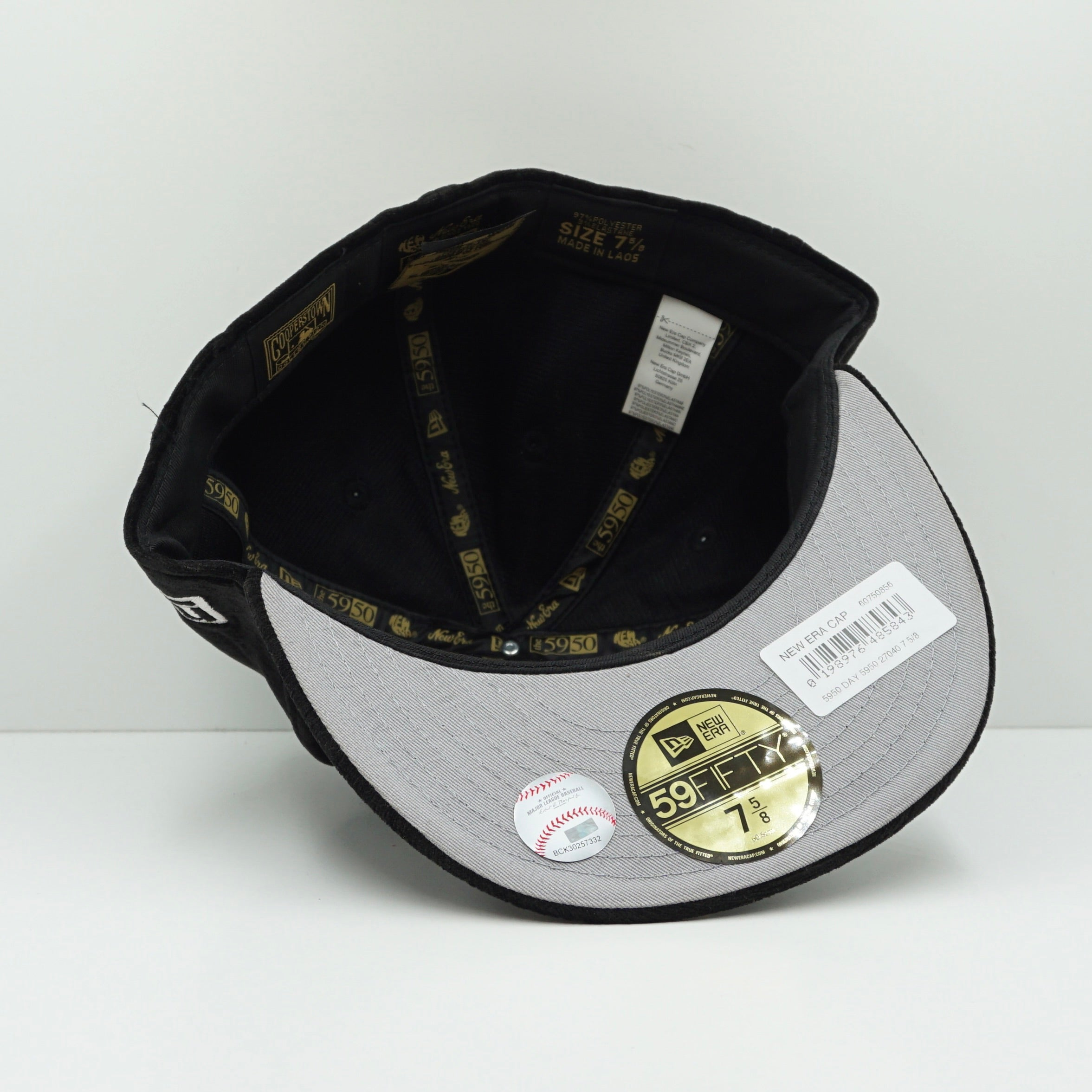 New Era New York Yankees Black Velvet Fitted Cap