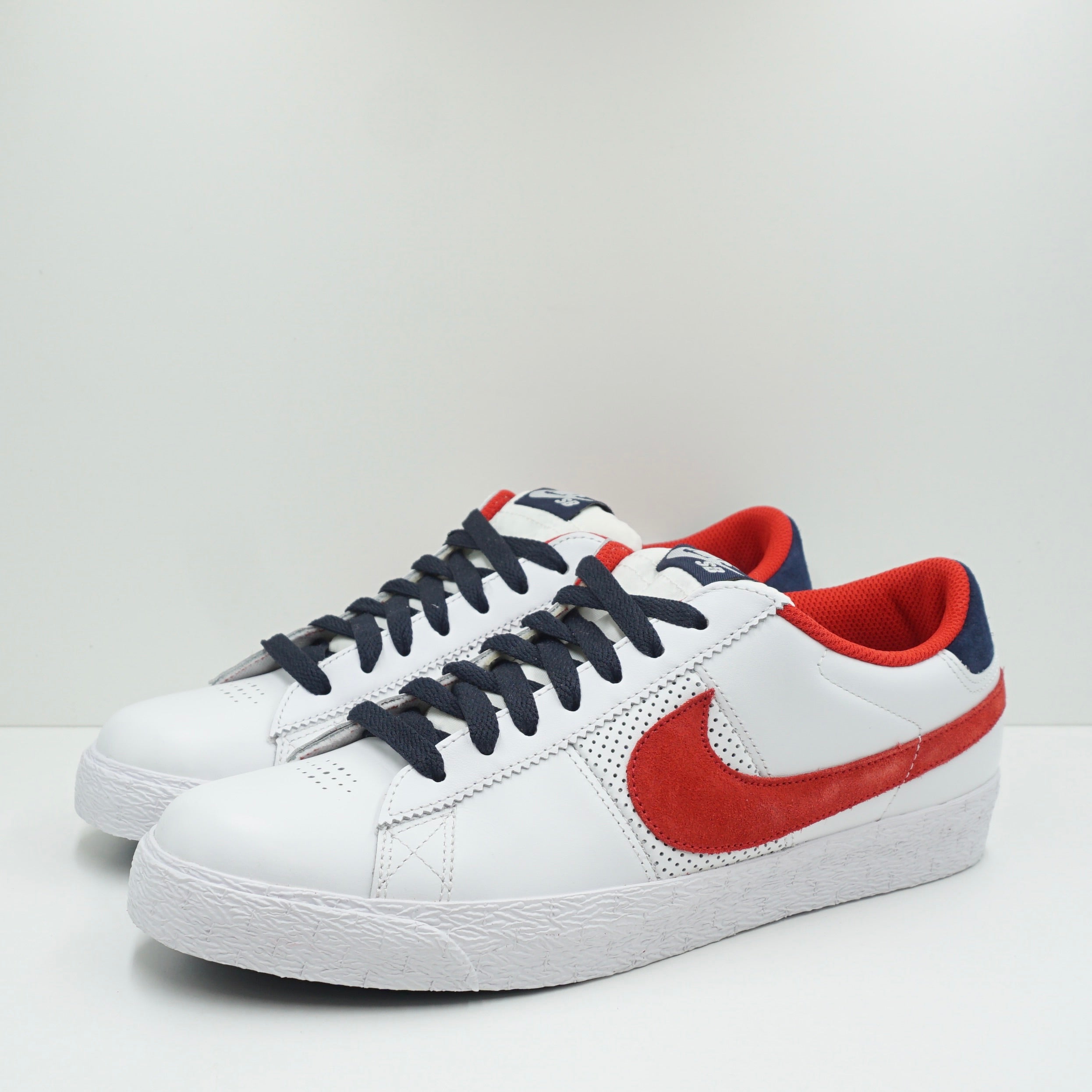 Nike SB Blazer Low PRM White Sport Red