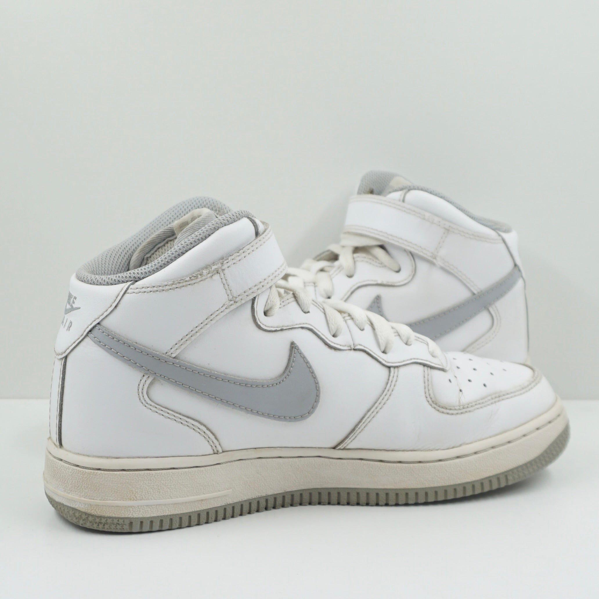 Nike Air Force 1 Mid LE White Wolf Grey (GS)