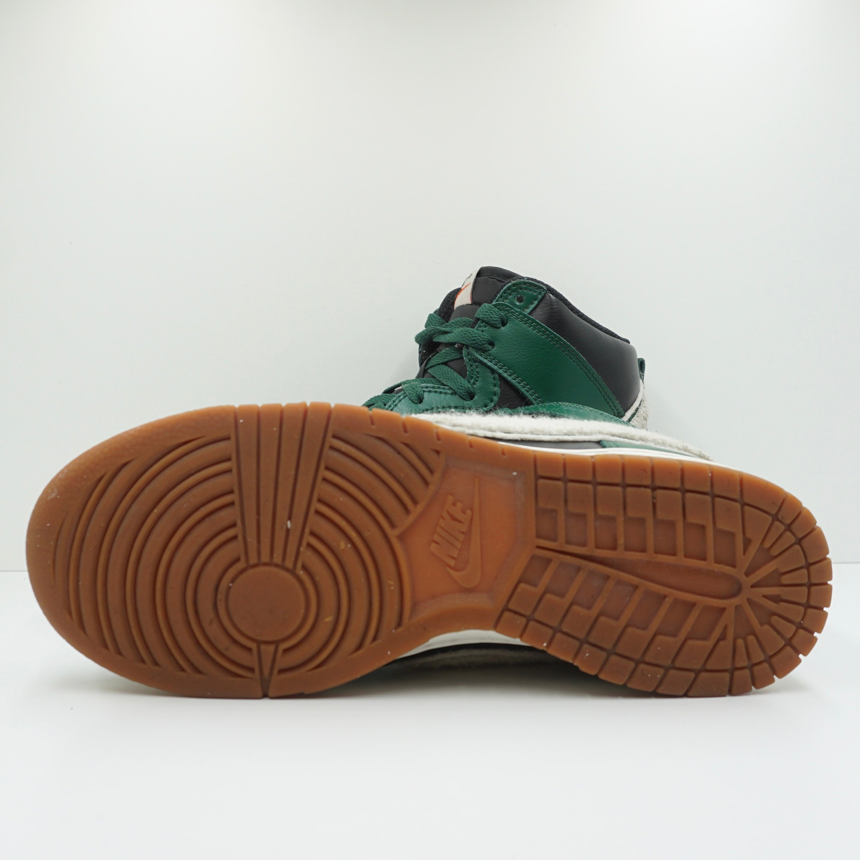 Nike Dunk High Chenille Swoosh Black Green