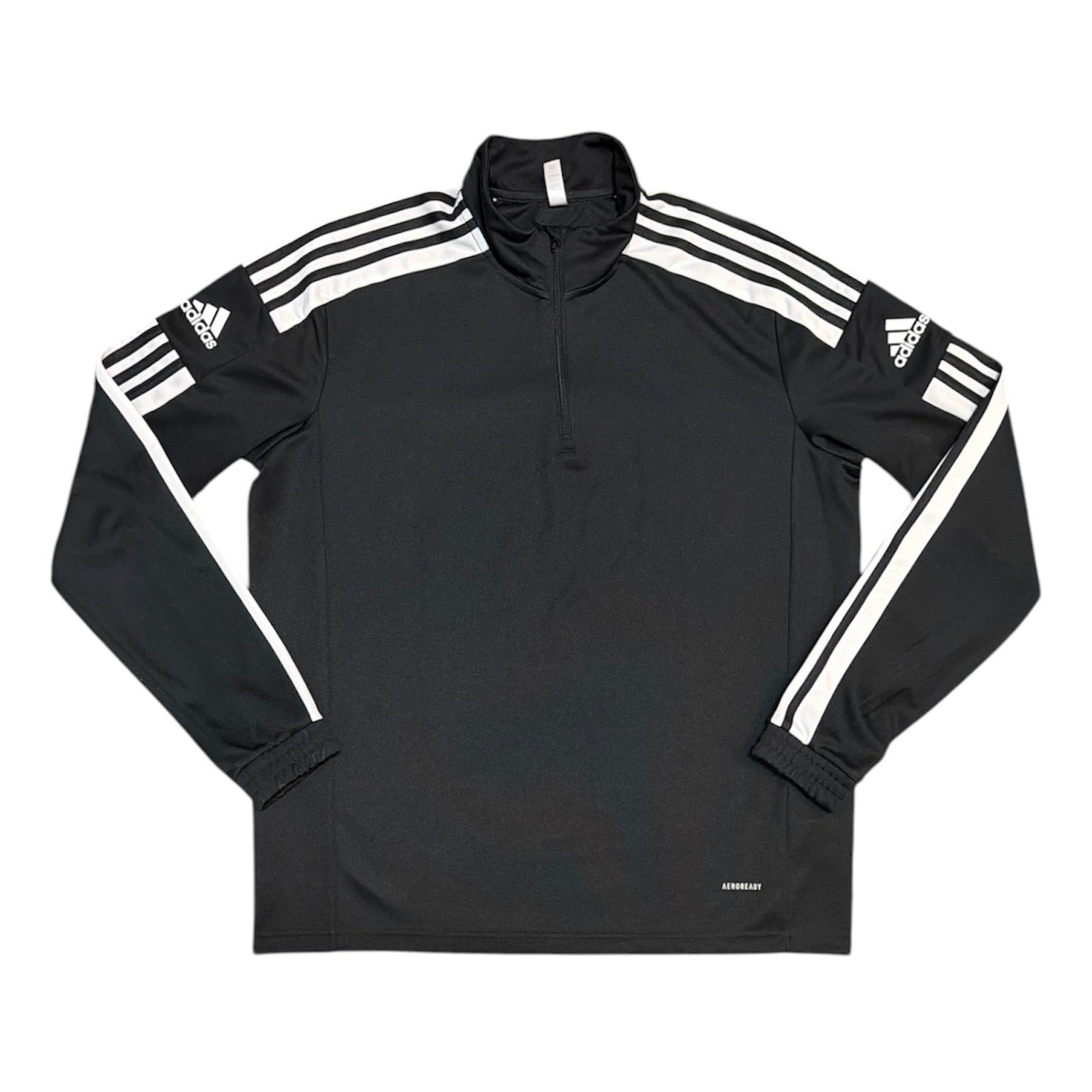 Adidas Aeroready Squadra 21 Training Quarter Zip Black Long Sleeve Sweatshirt