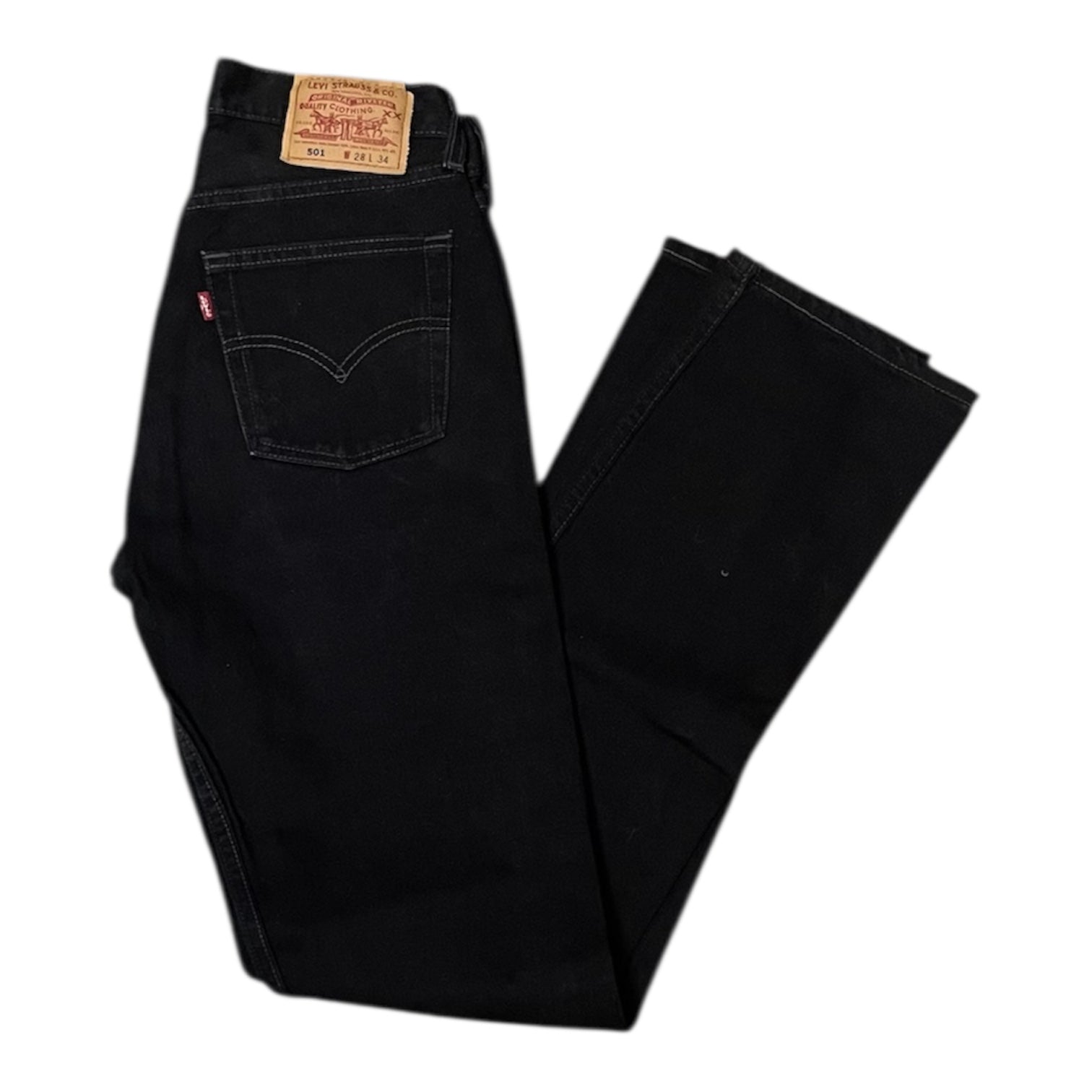 Vintage Levis Black 501 Jeans