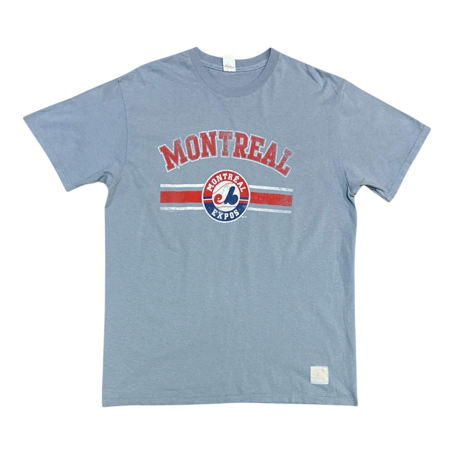 Bulletin Montreal Expos Logo Light Blue Tshirt