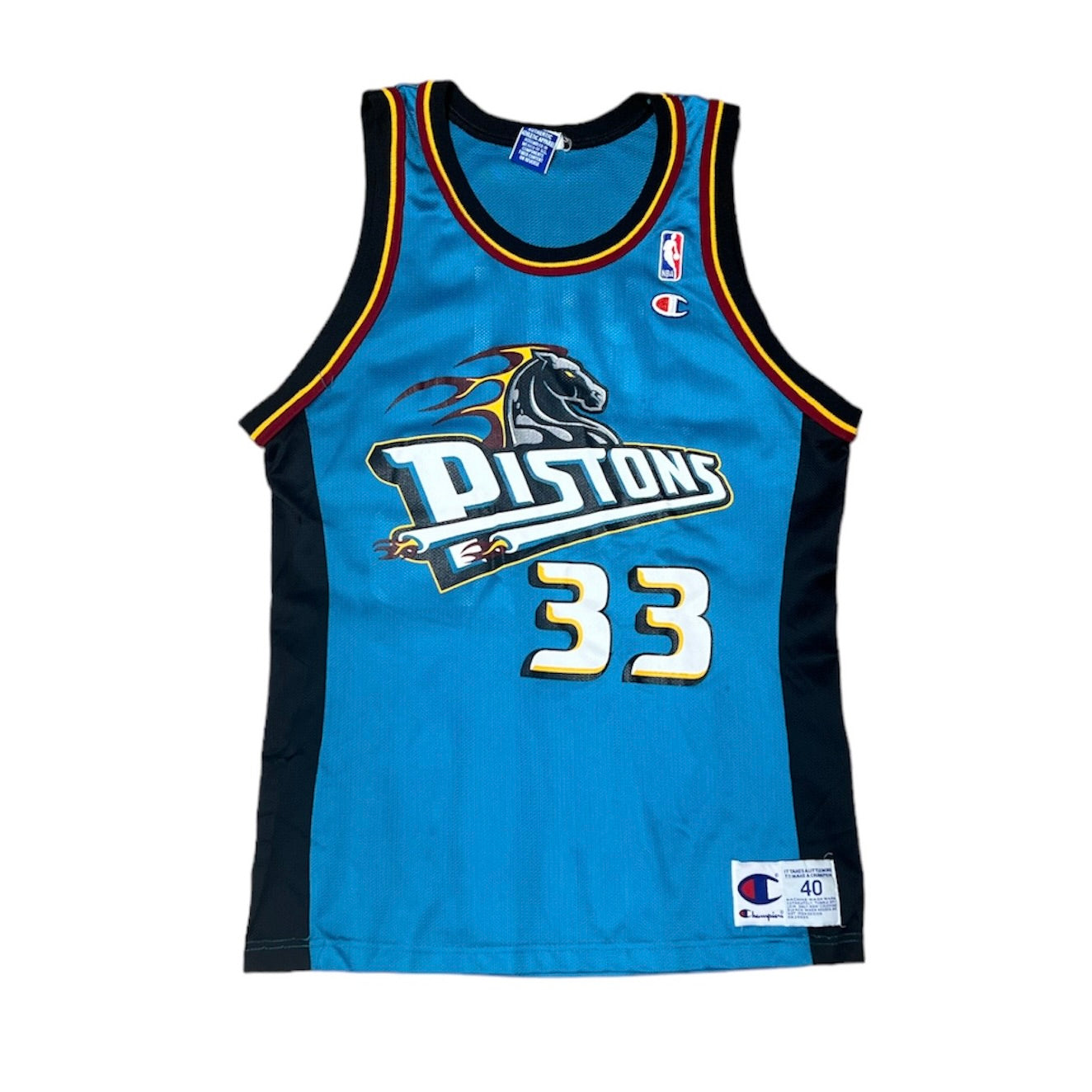 Champion Detroit Pistons Hill Basketball Jersey
