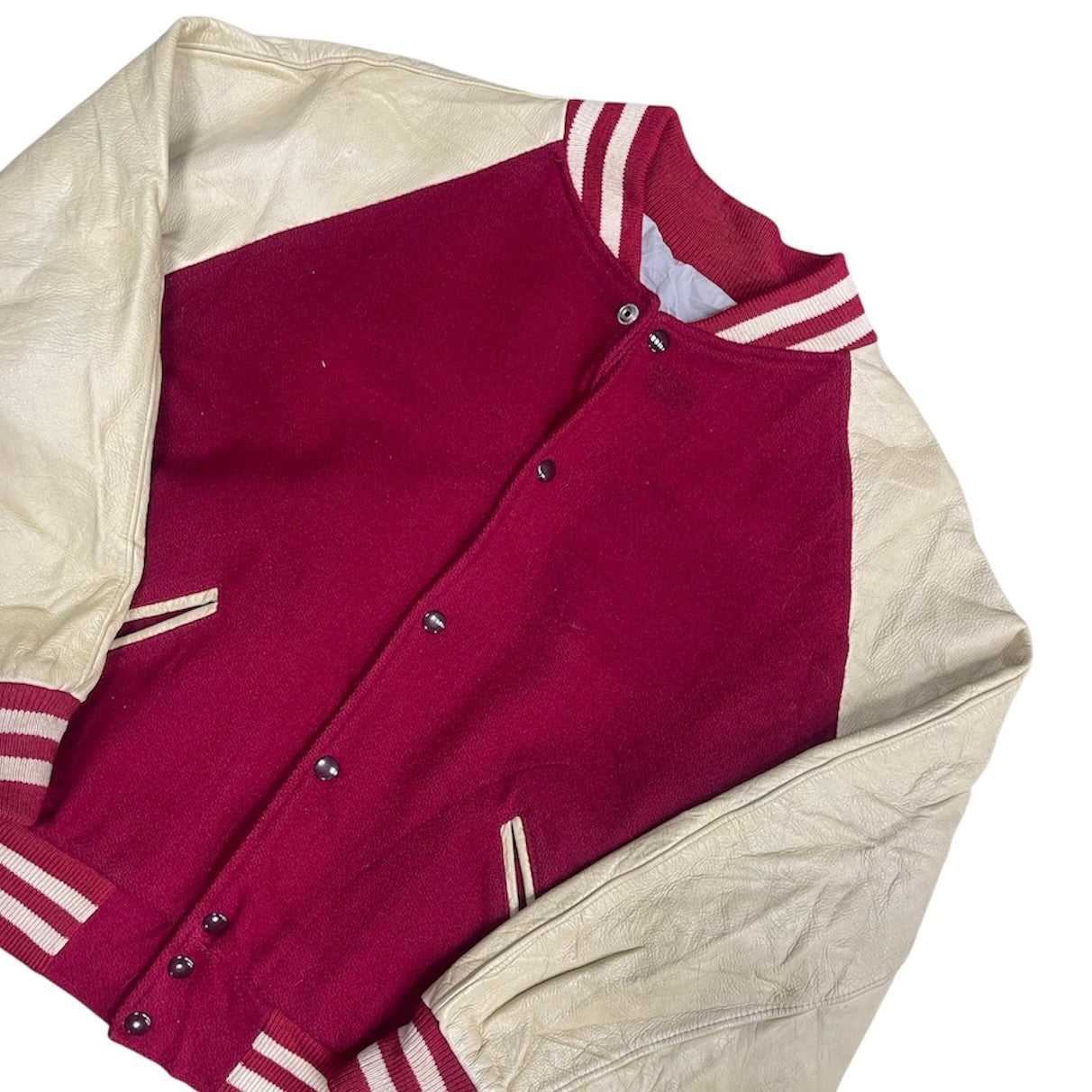 Red Tan Varsity Jacket