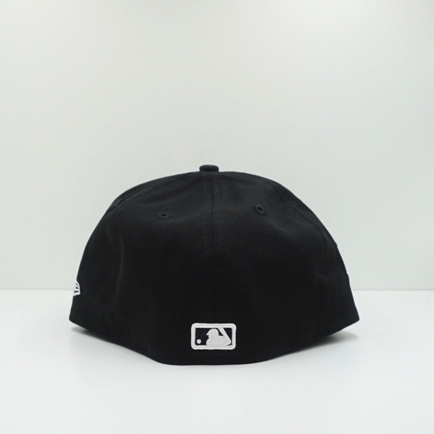 New Era White Sox Black Green Fitted Cap