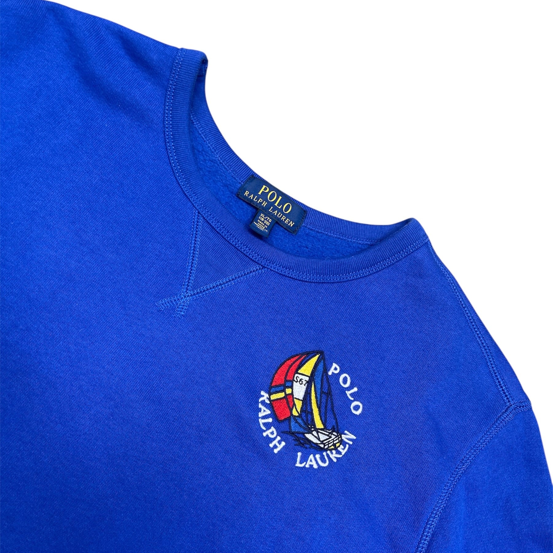 Polo Ralph Lauren Boat Logo Blue Sweathirt (Youth)