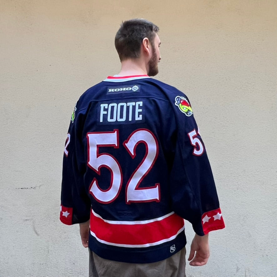Koho Columbus Blue Jackets Foote 52 NHL Jersey