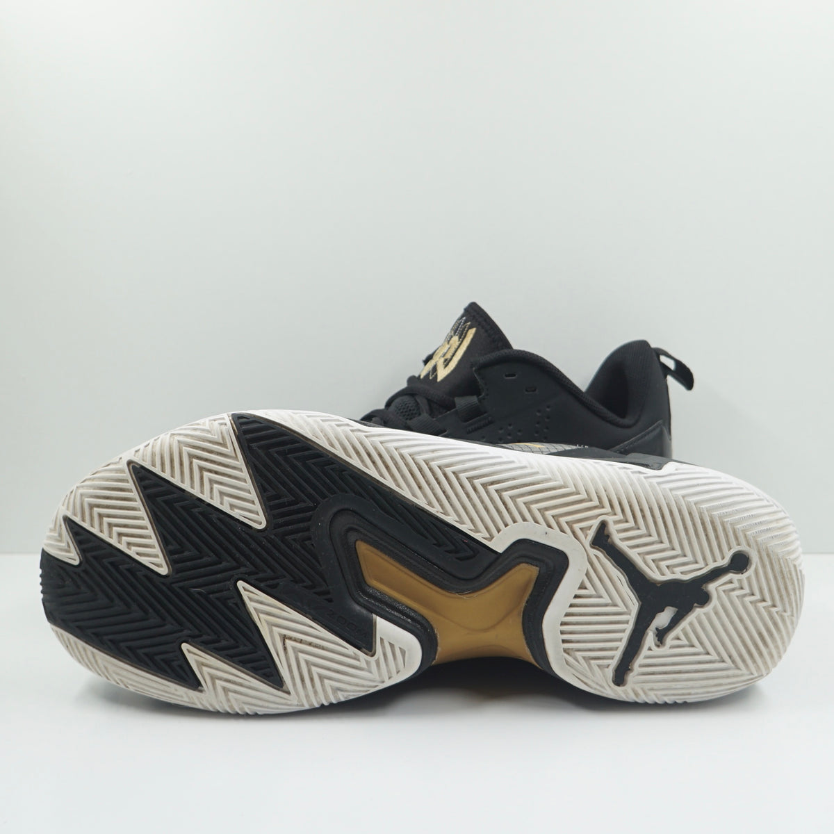 Jordan One Take 4 Black White Metallic Gold