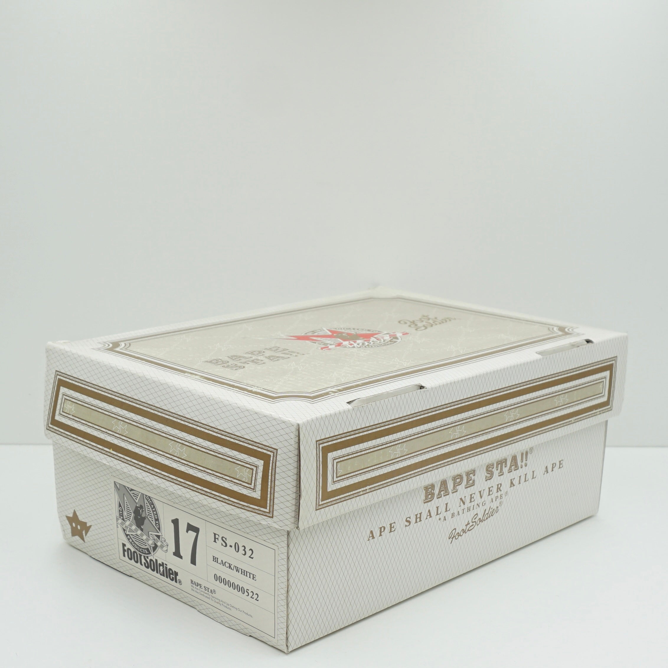 Vintage Bape Bapesta Kids Low Shelltoe