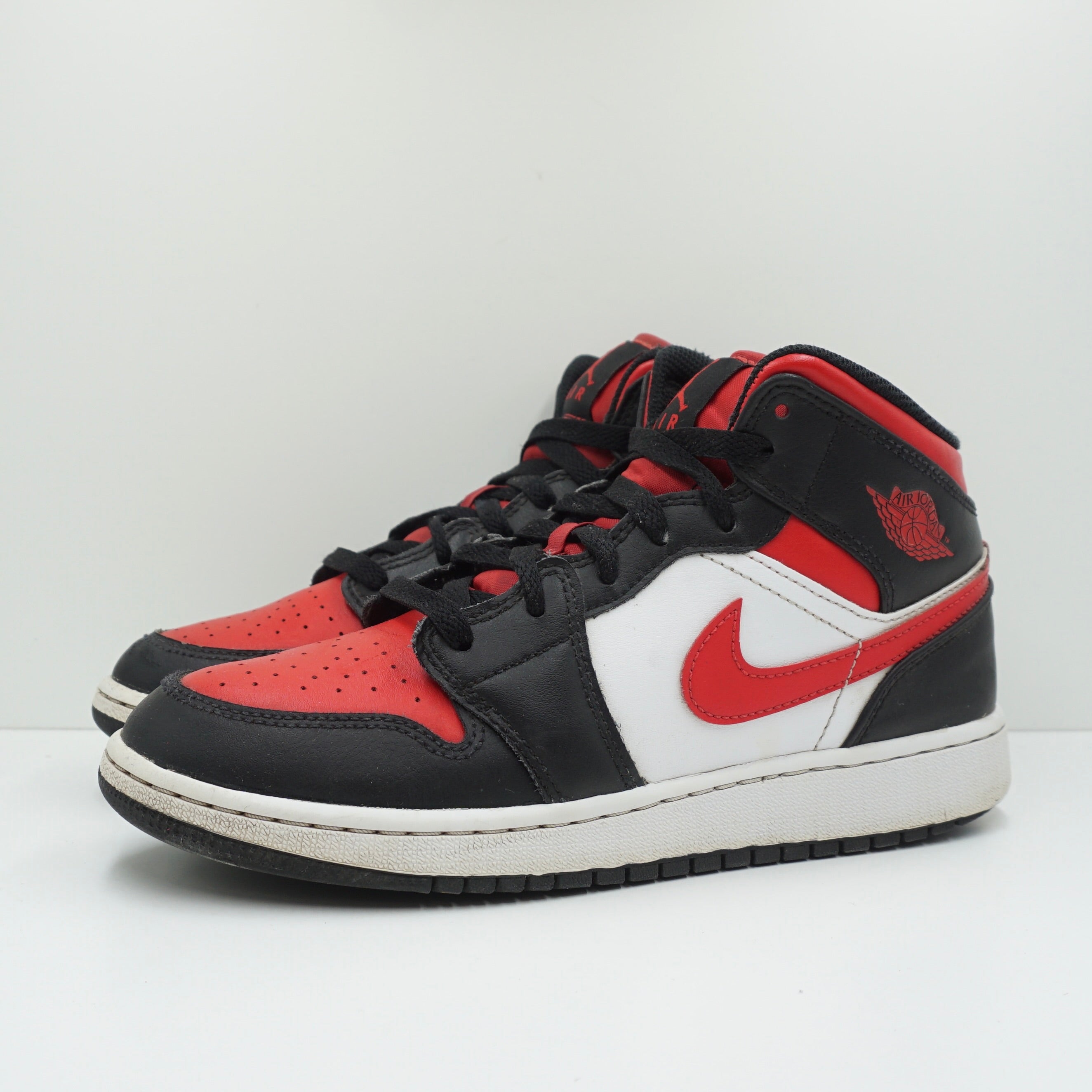 Jordan 1 Mid Black Fire Red (GS) FREE