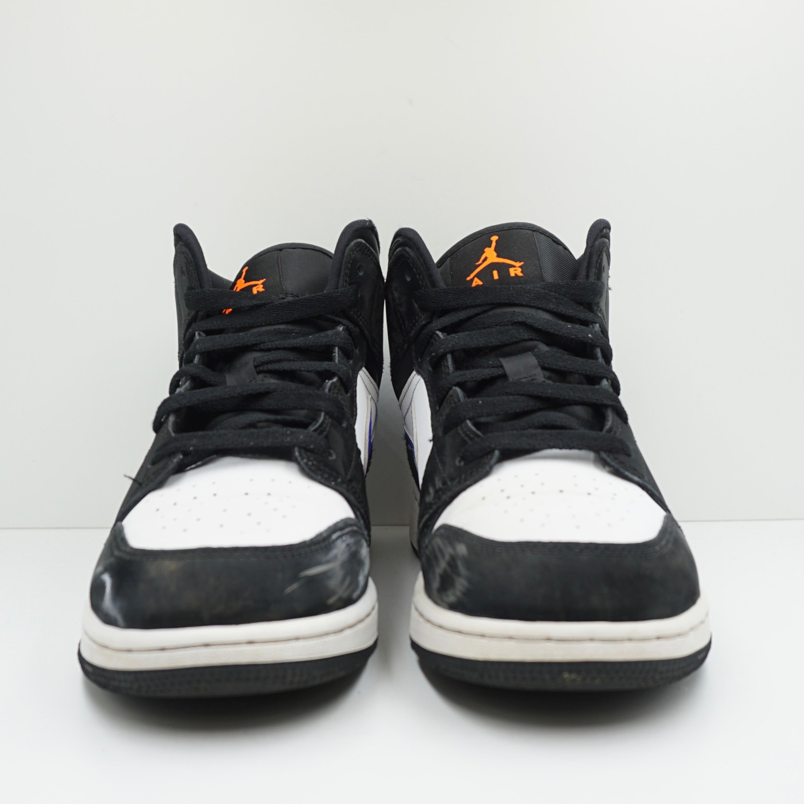 Jordan 1 Mid Black Racer Blue White (GS)