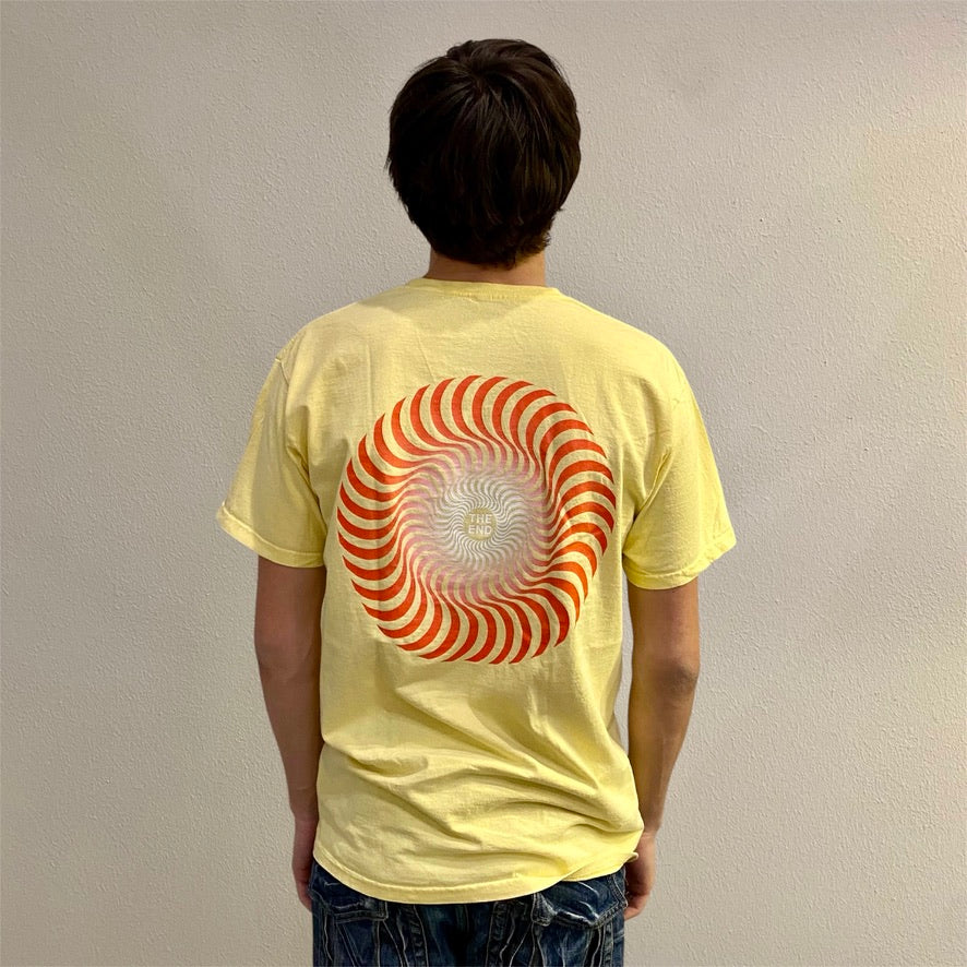 Spitfire Classic Swirl Yellow Tshirt