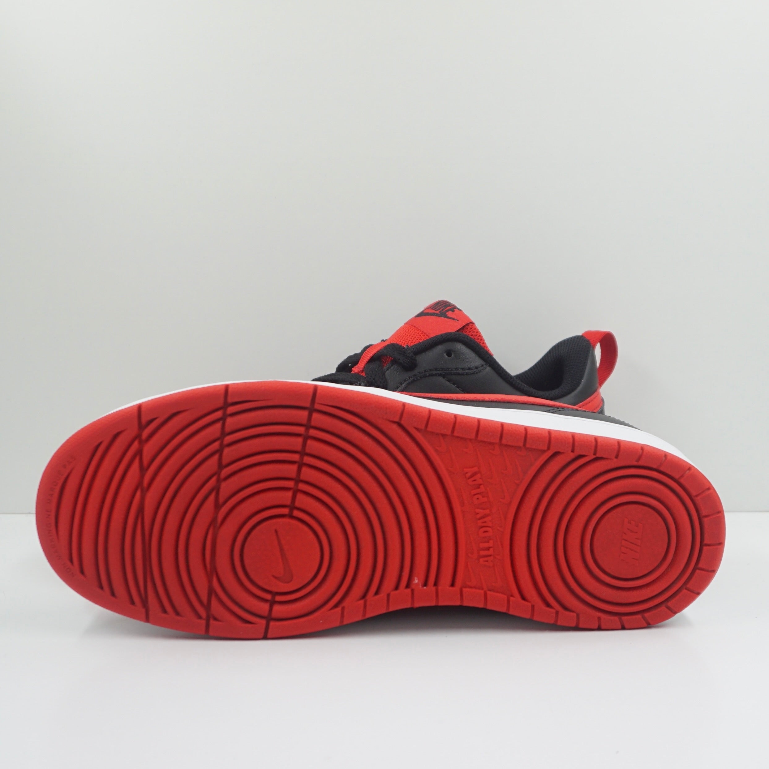 Nike Court Borough Low 2 Black University Red (GS)