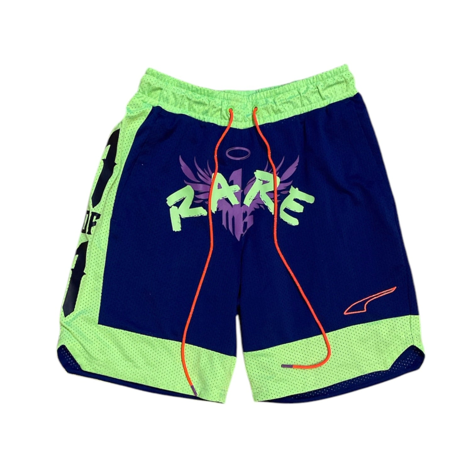 Puma LaMello Rare Neon Green Navy Shorts