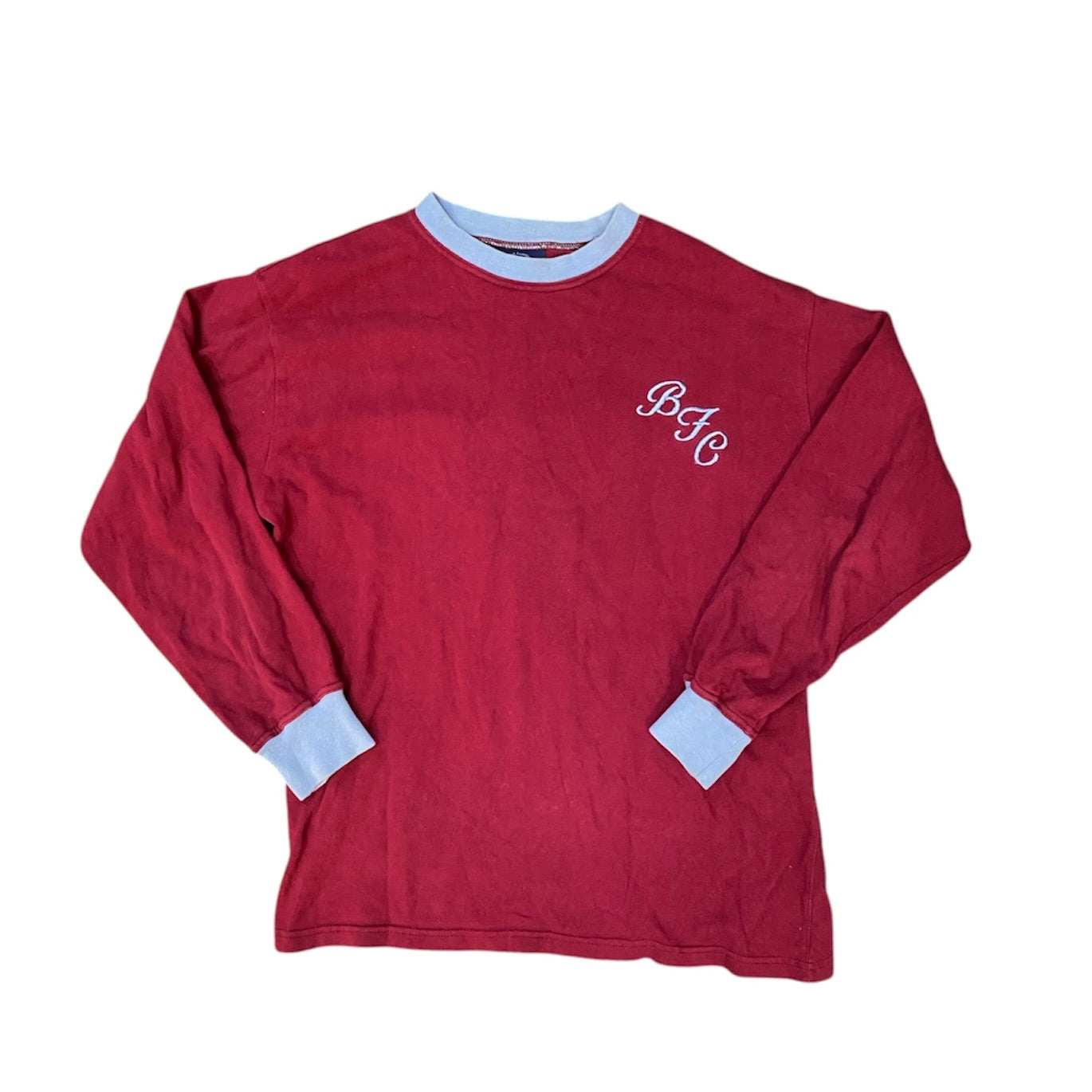 Toffs Burnley FC #7 1969-1975 Retro Longsleeve Football Jersey