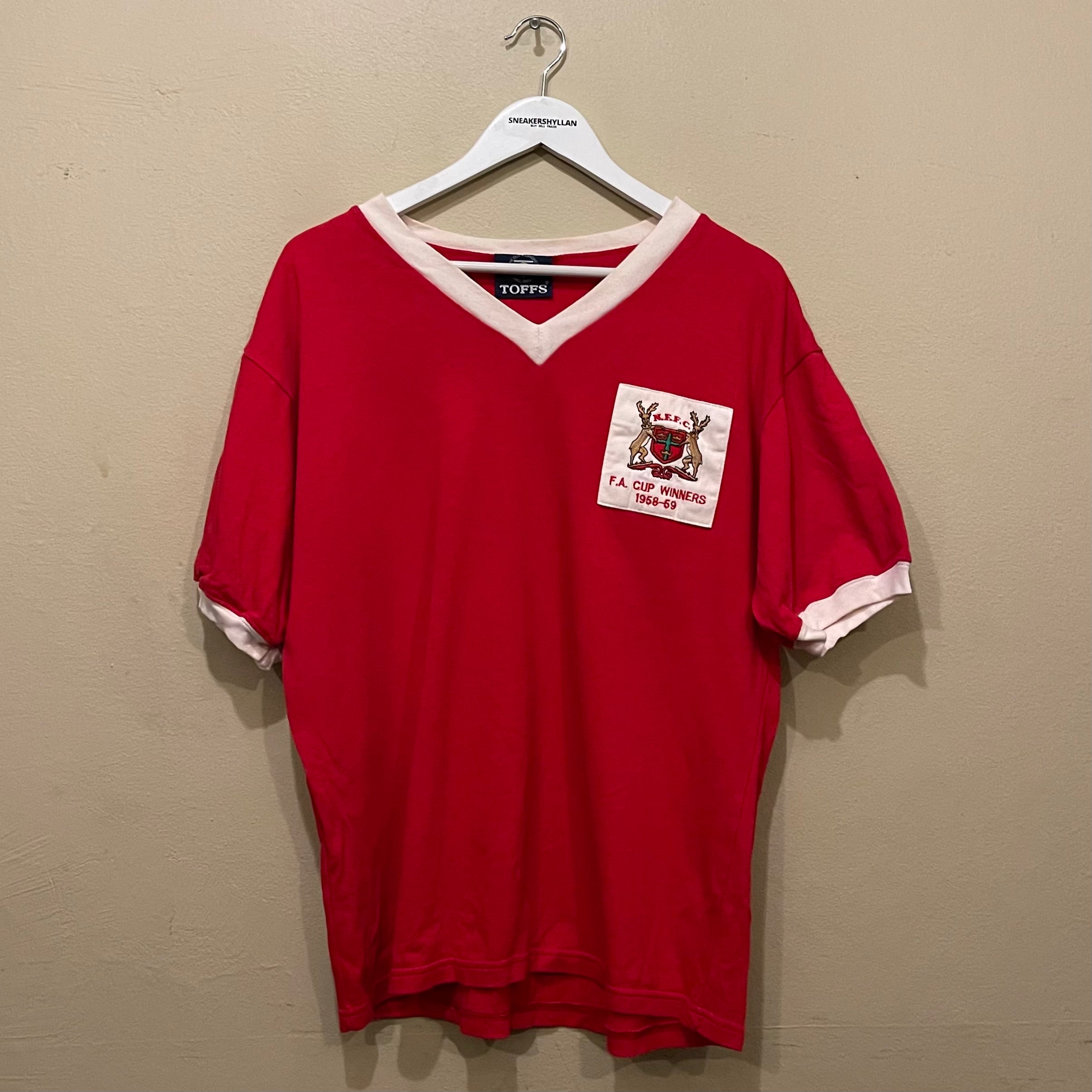 Toffs Nottingham Forrest 1958-1959 FA Cup Football Tshirt