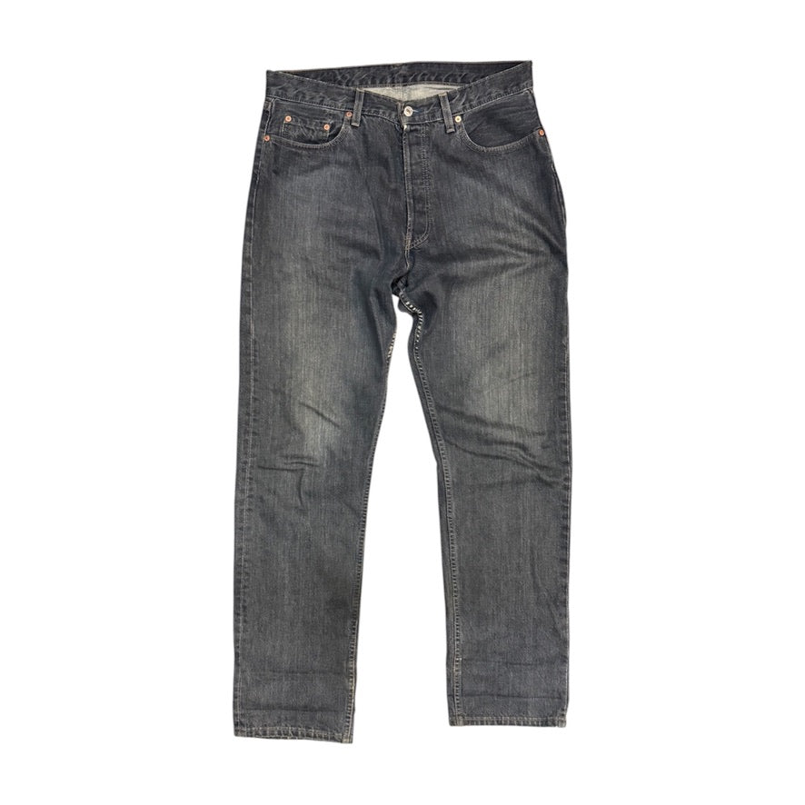 Vintage Levi's 517 Made in UK Dark Washed Grey Jeans
