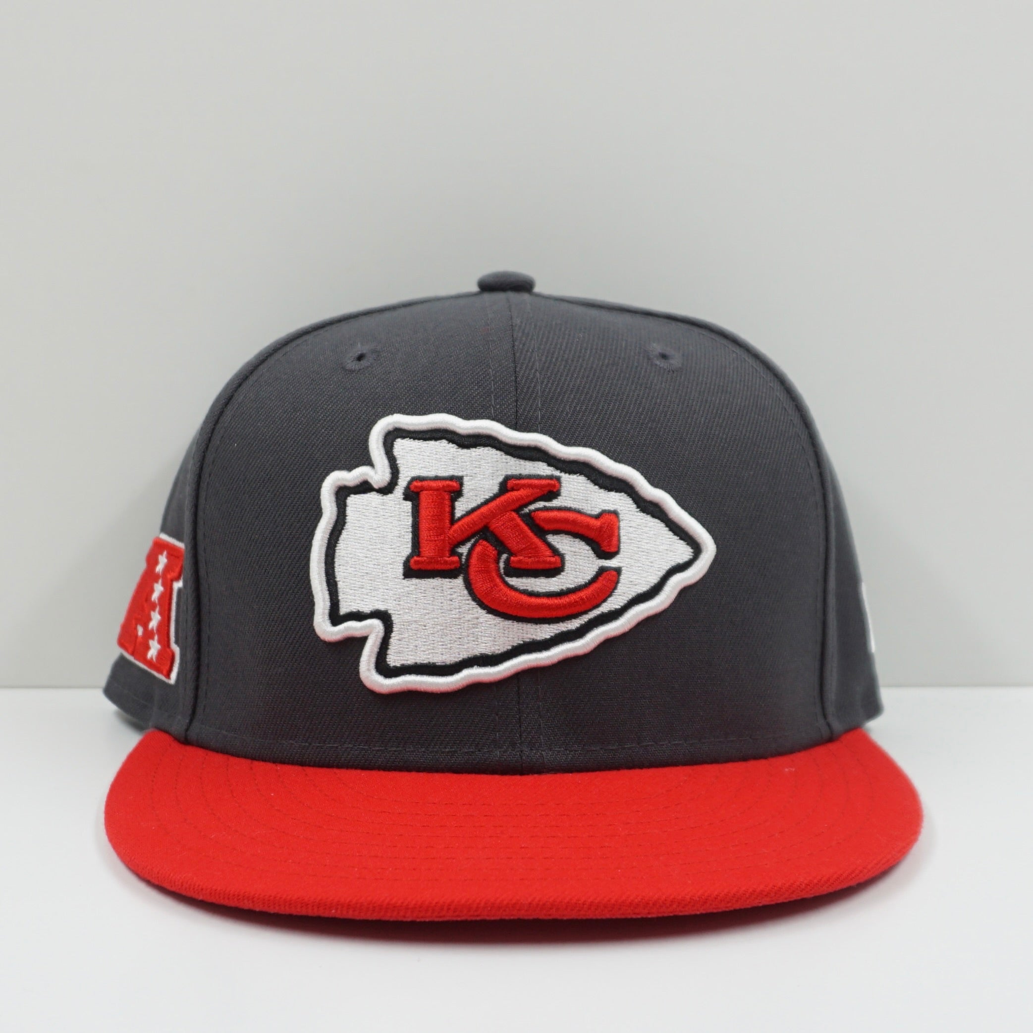 New Era Kansas City Chiefs Grey Fitted Cap