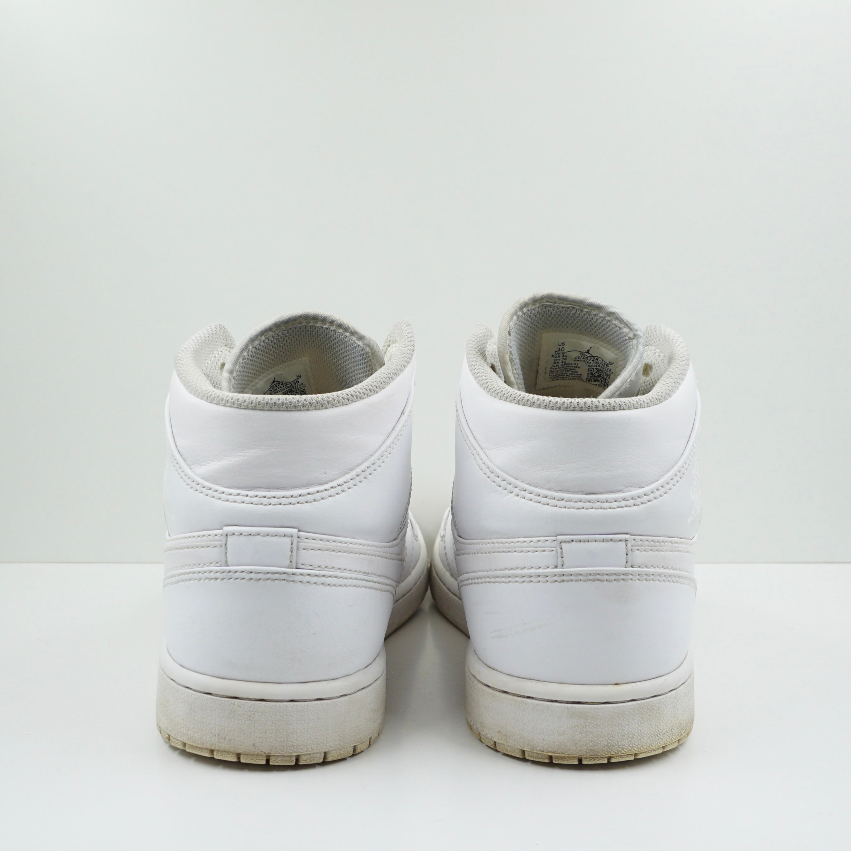 Jordan 1 Mid Triple White (2022/2023)