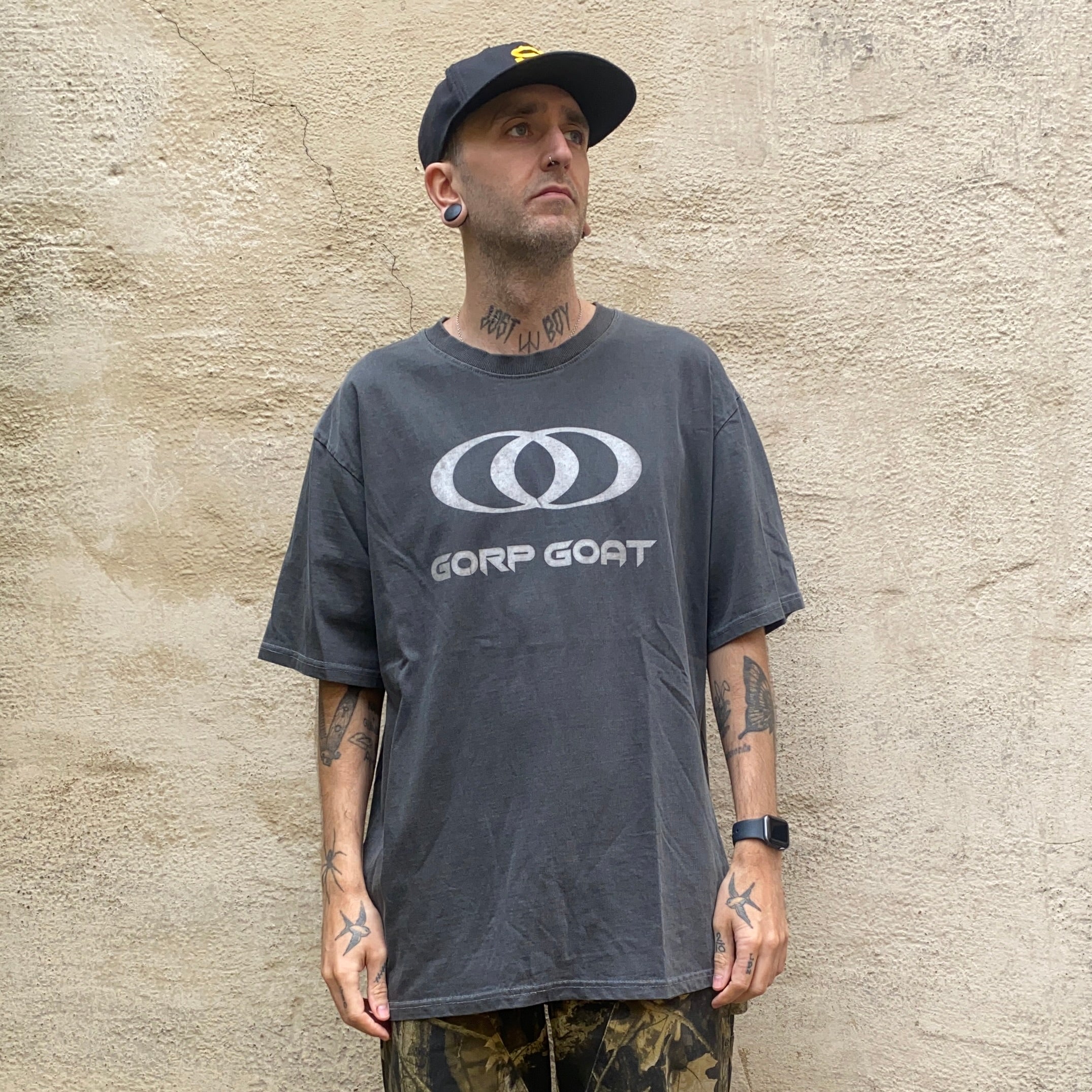 Gorp Goat Pigment Dyed Black Tshirt