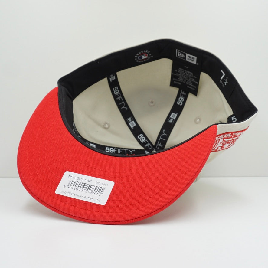 New Era Philadelphia Phillies Beige Crown Fitted Cap