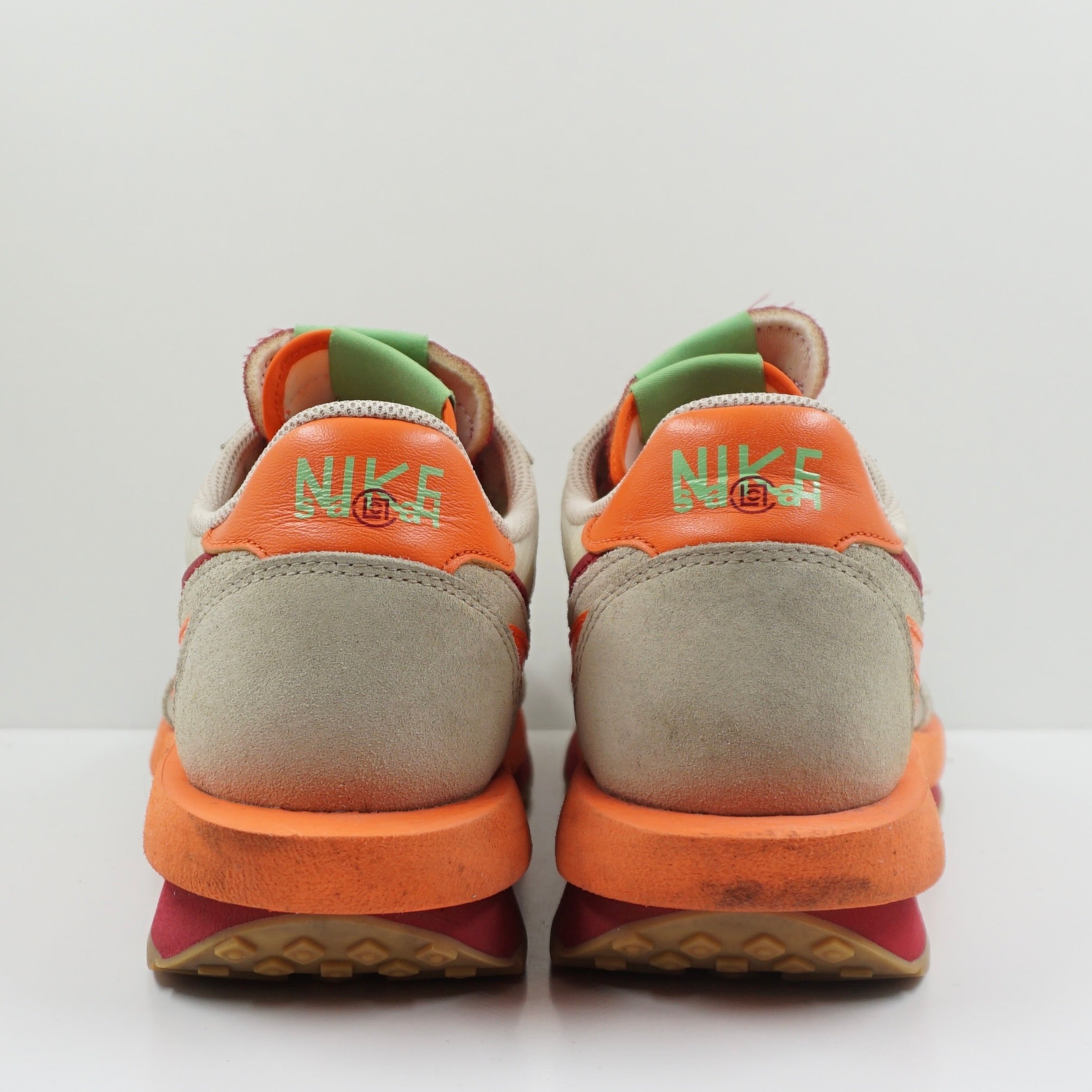 Nike LD Waffle Sacai CLOT Kiss Of Death Net Orange Blaze