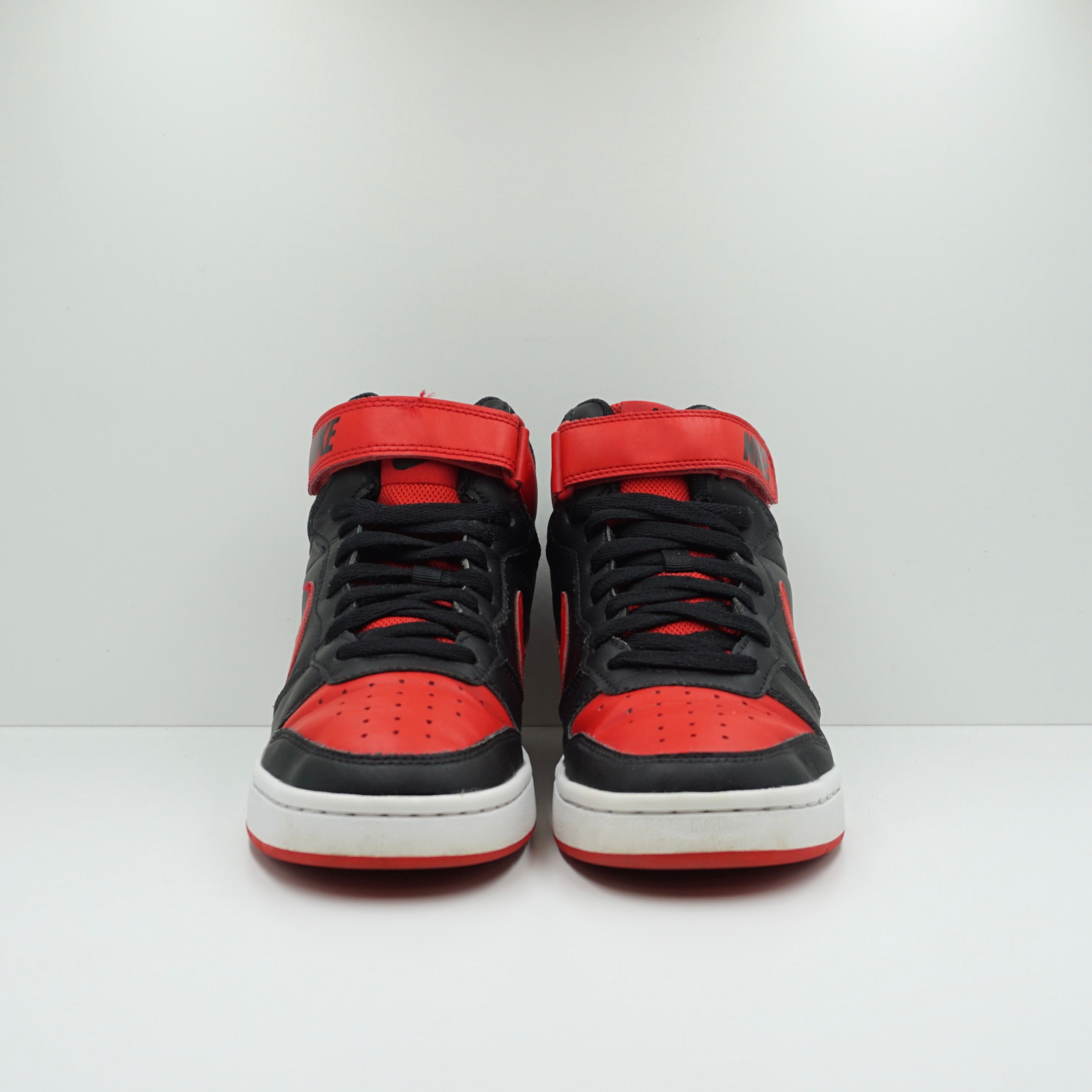 Nike Court Borough Mid 2 Black University Red (GS)
