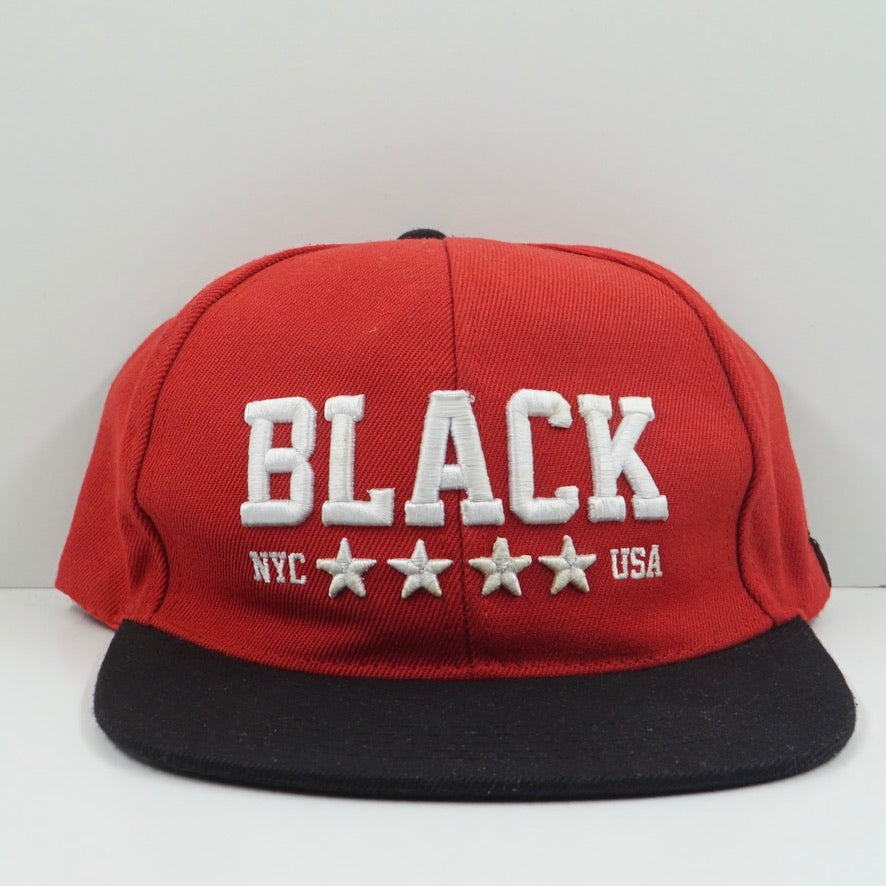 Black NYC USA Snapback Cap