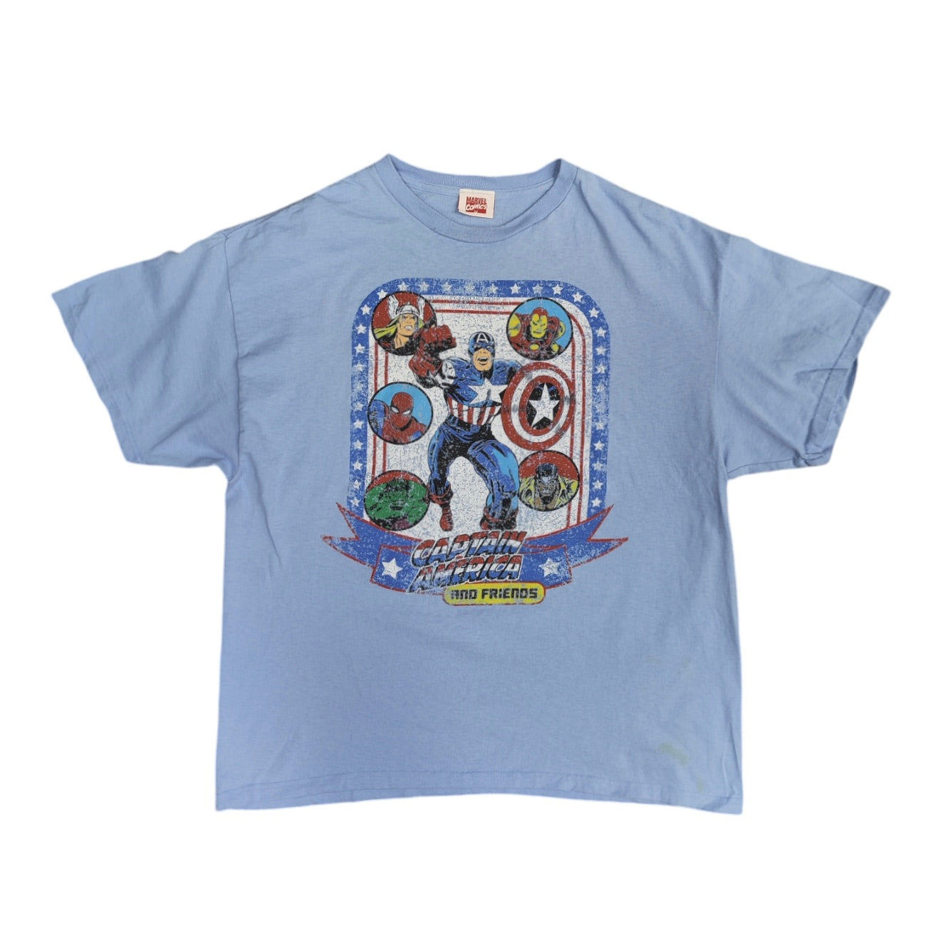 Marvel Comics Captain America And Friends Tshirt