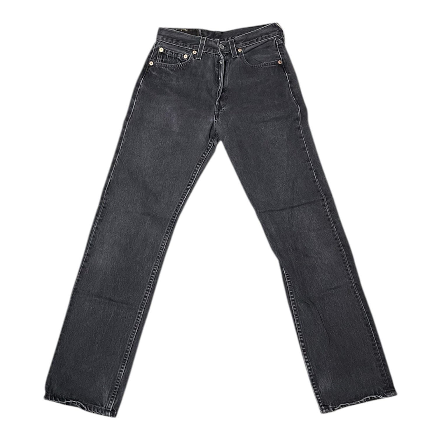 Vintage Levis Grey Black 501 Jeans