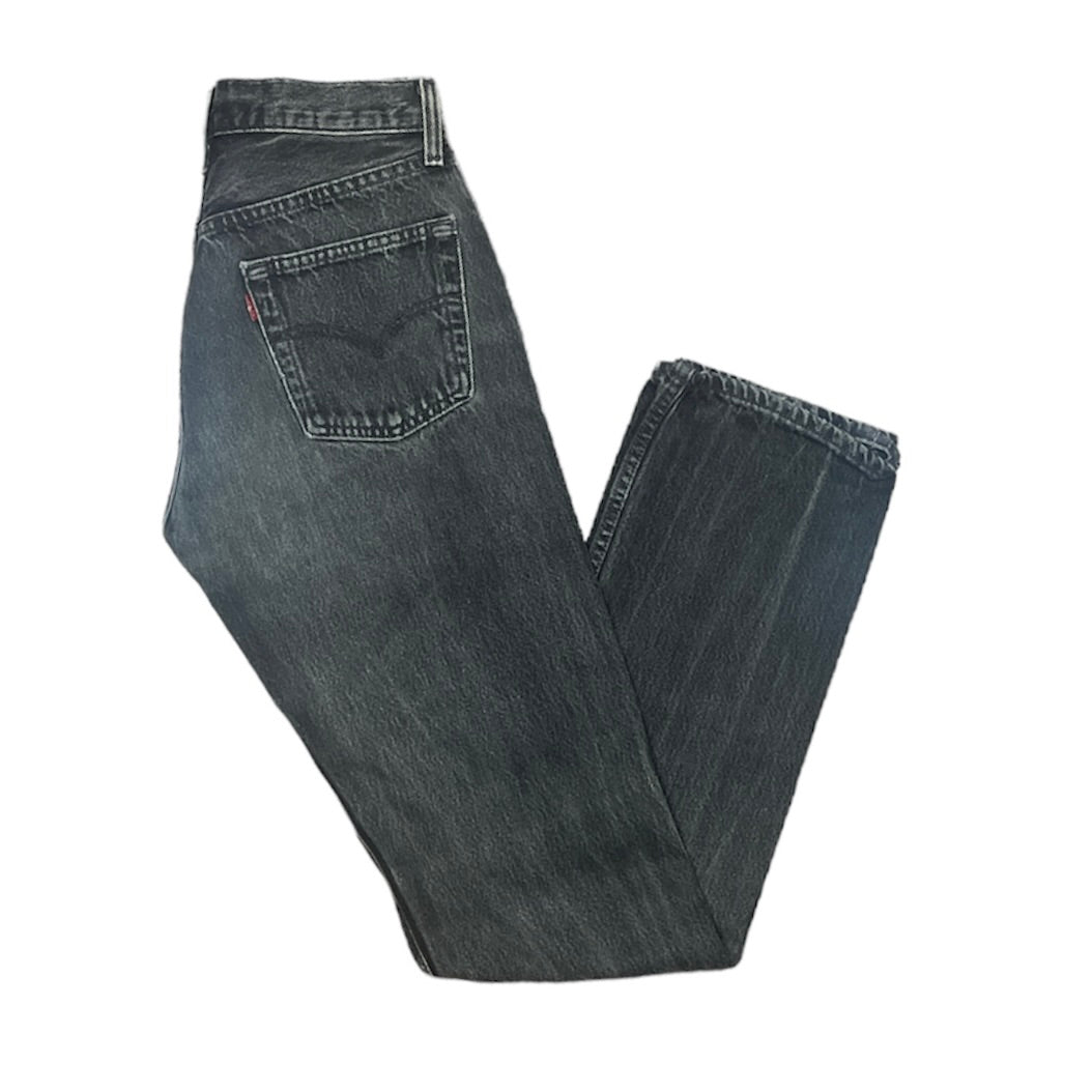 Vintage Levis 501 Dark Grey Jeans (W29/L34)