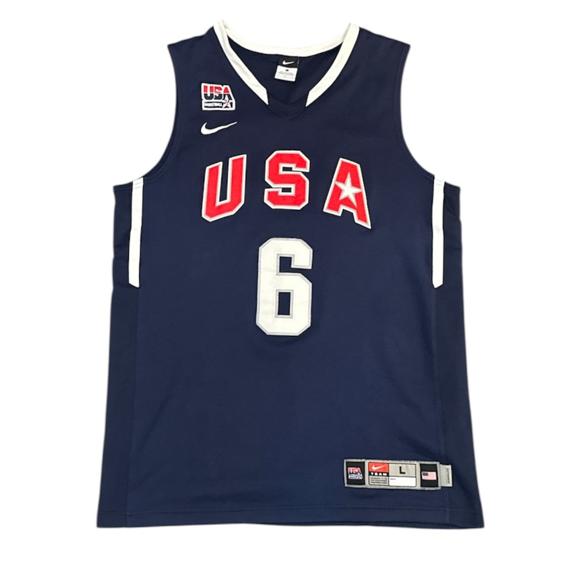 Nike USA Lebron James #6 2010 Away Basketball Jersey