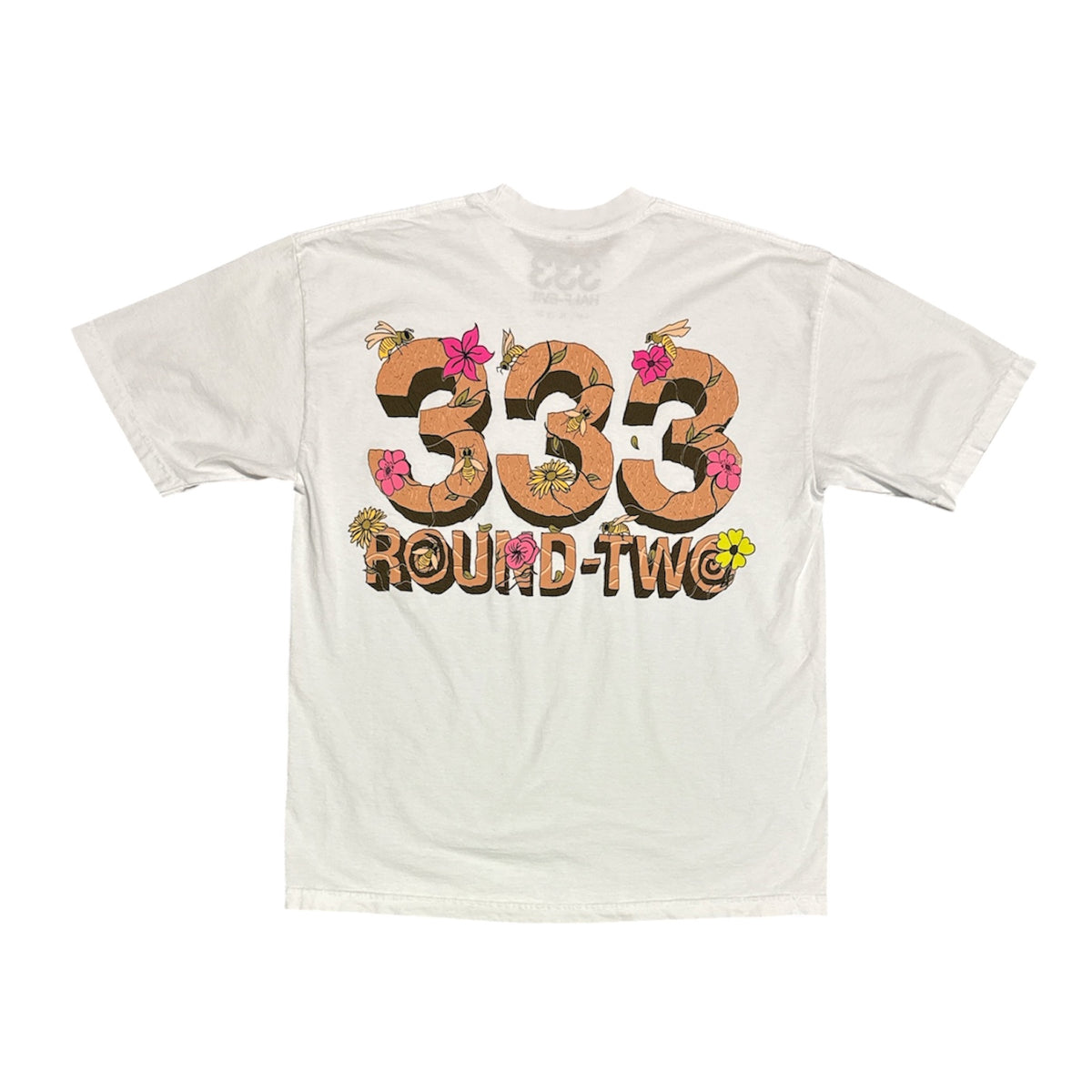 Half Evil x Round Two 333 Flower Tshirt