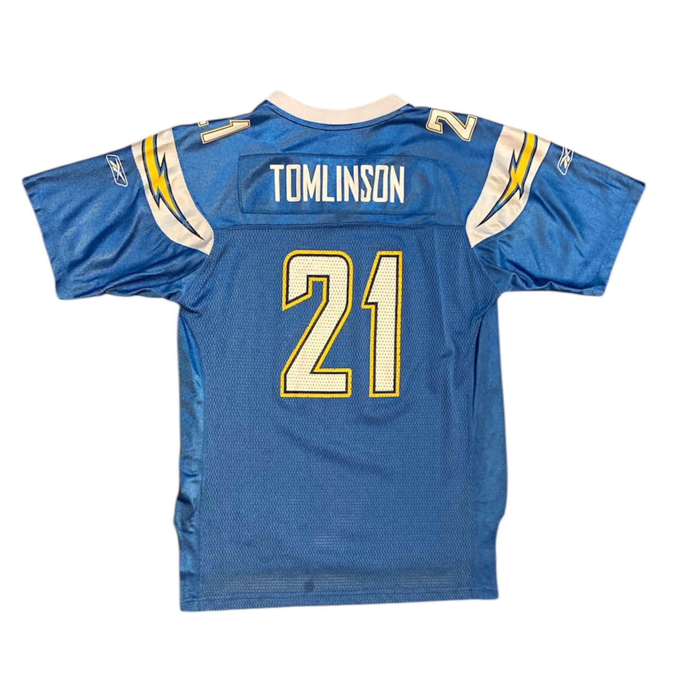 Reebok Los Angeles Chargers Tomlinson #21 Blue White Yellow NFL Jersey (Youth)