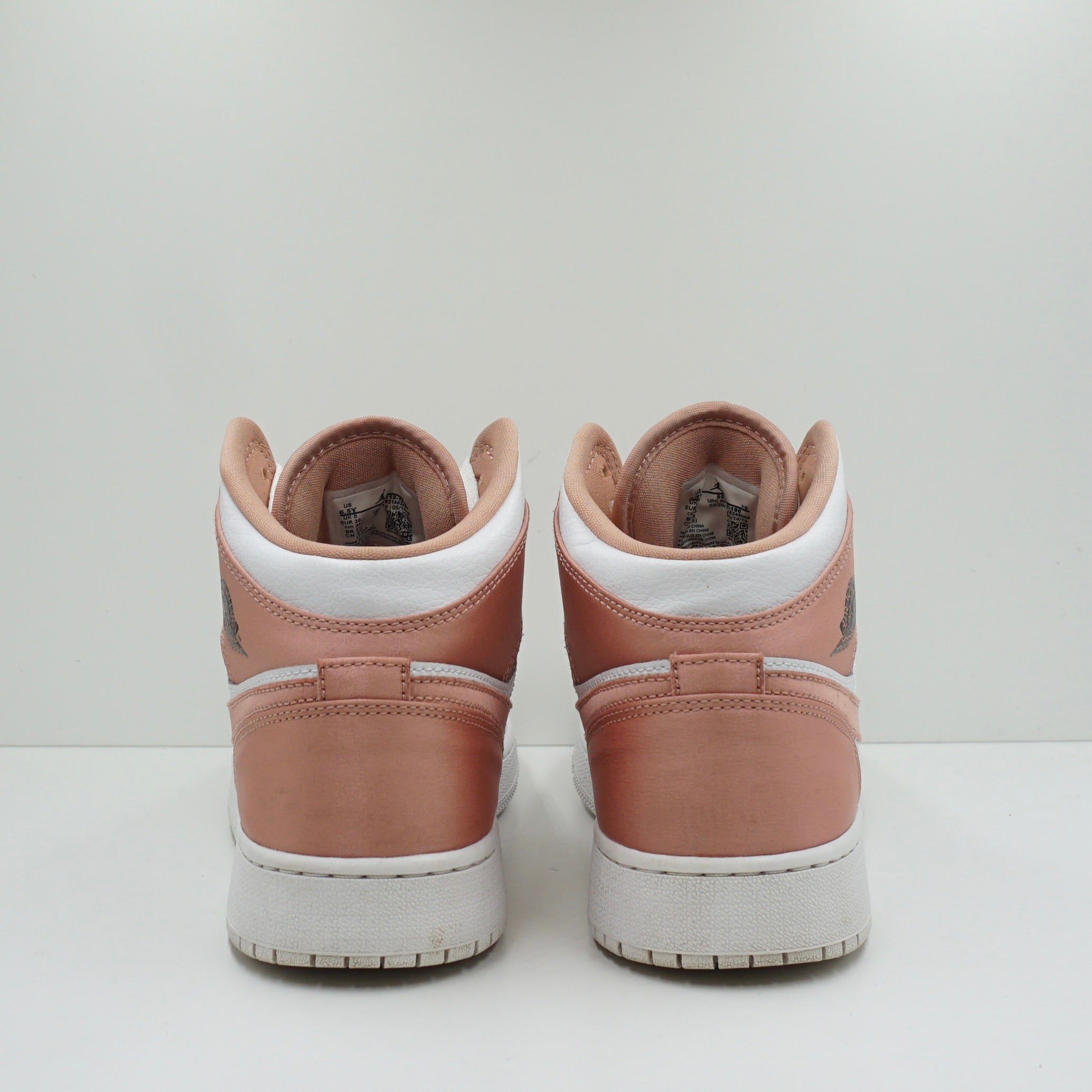 Jordan 1 Mid White Rose Gold (GS)