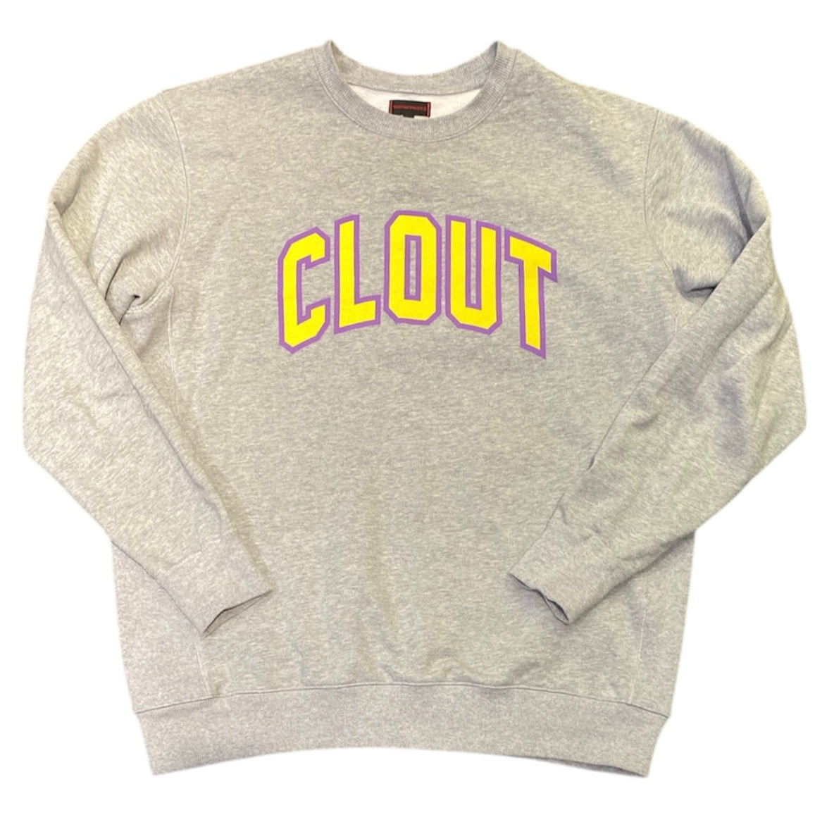 CLOT Clout College Grey Crewneck Sweater