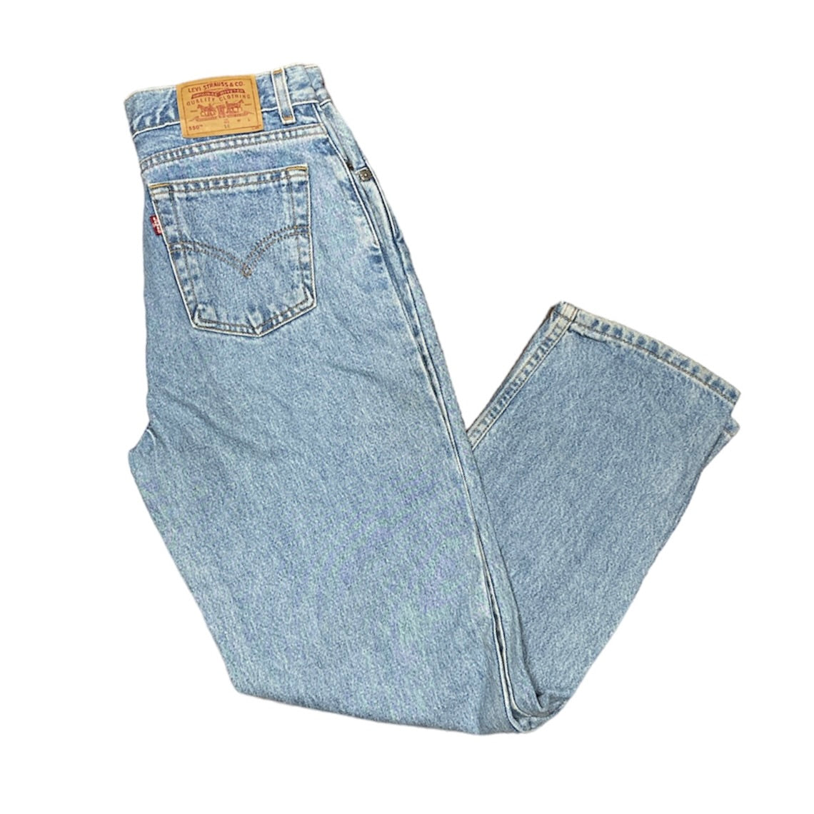 Vintage Levis 560 Washed Out Blue Jeans (W36)