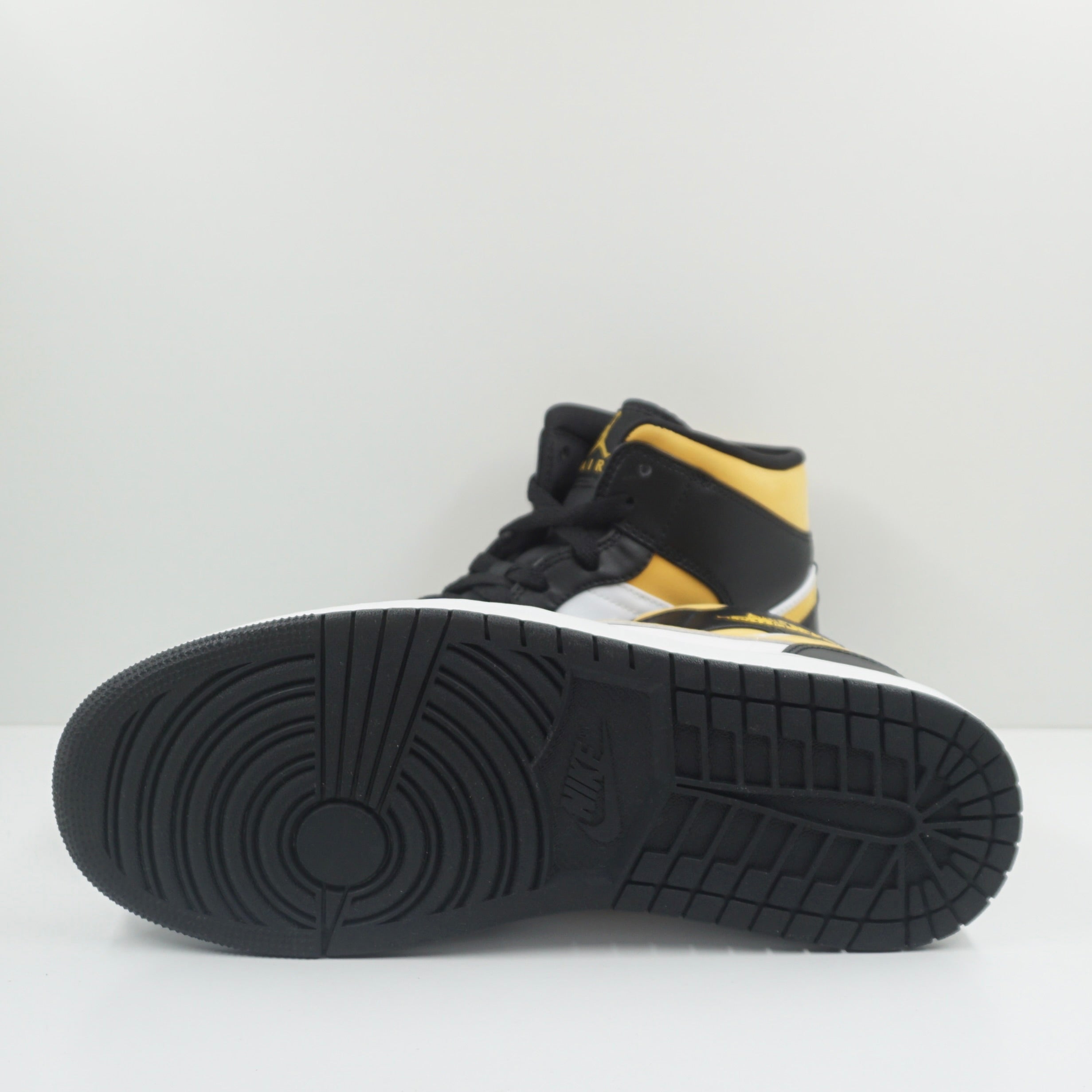 Jordan 1 Mid White Pollen Black