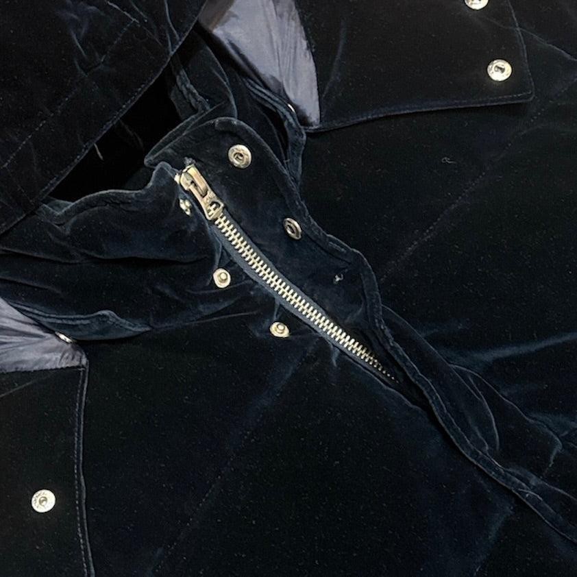 Acne Studios AW13 Blaine Velvet Navy Down Jacket