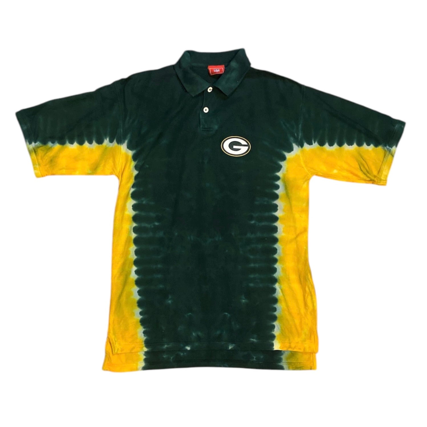 NFL Green Bay Packers Tie Dye Polo Shirt