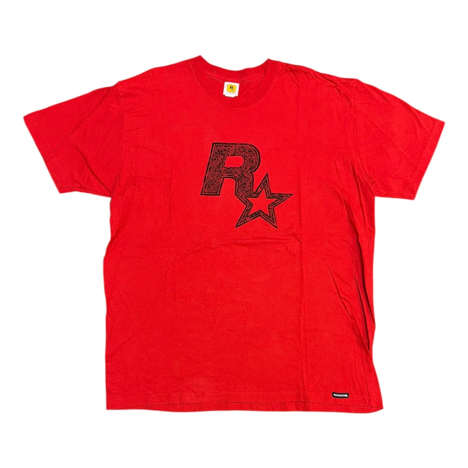 Vintage Rockstar Paisley Logo Red Tshirt