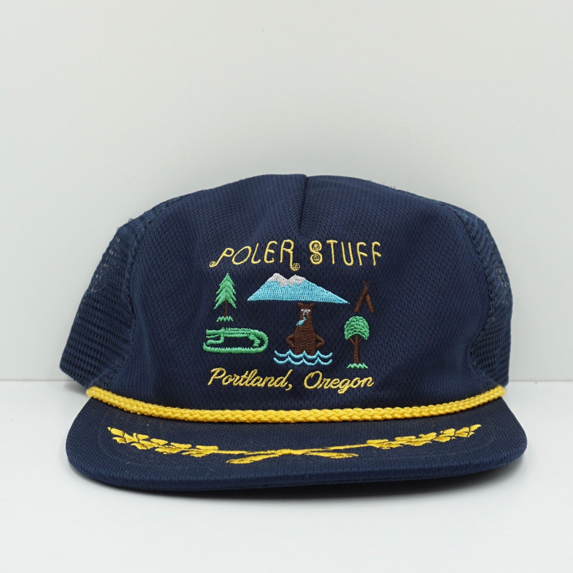 Poler Camp Vibes Portland Navy Snapback Cap