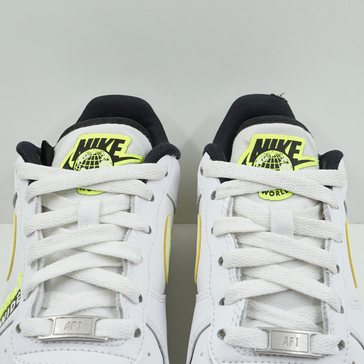 Nike Air Force 1 Low Worldwide White Barely Volt (GS)