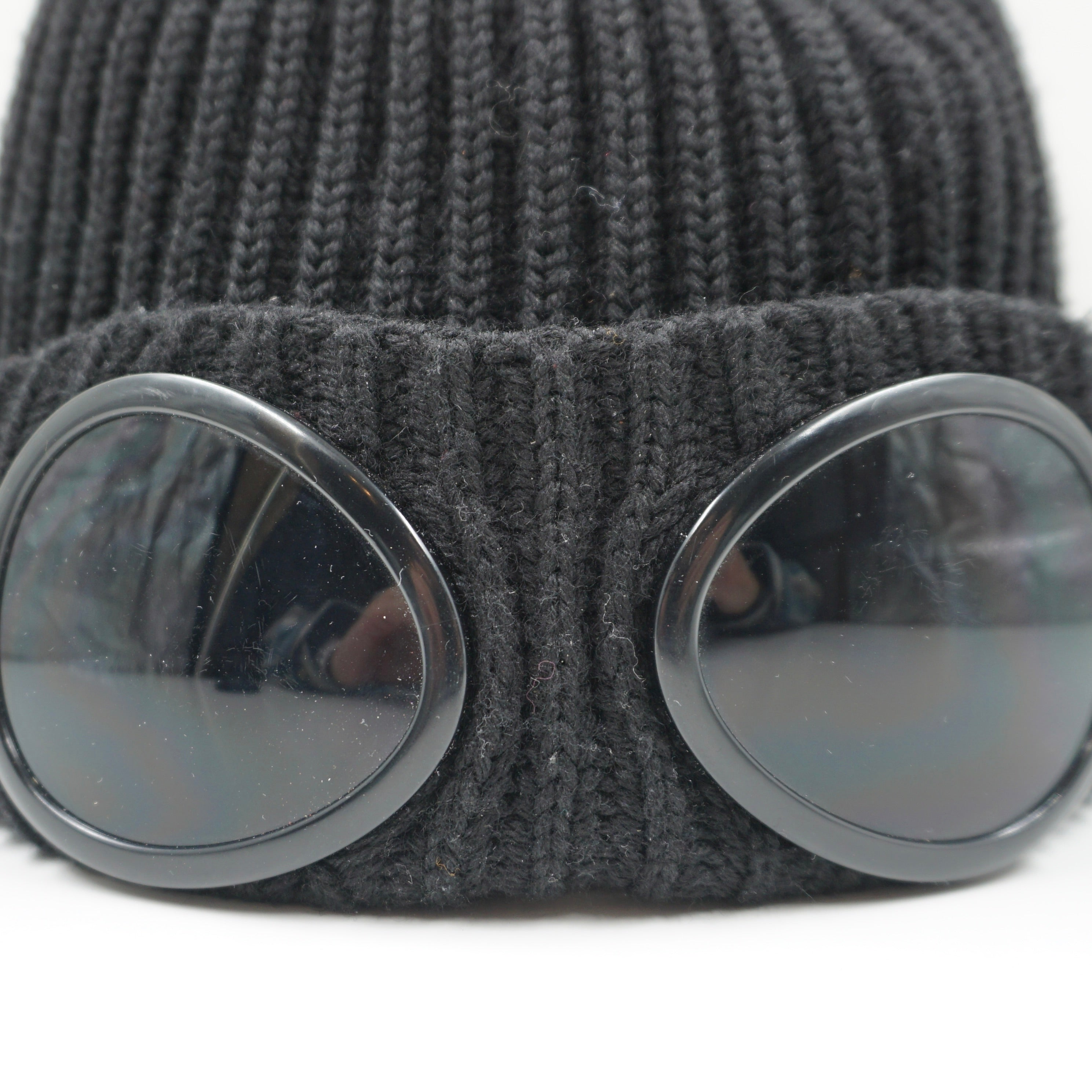 CP Company Googles Beanie Black