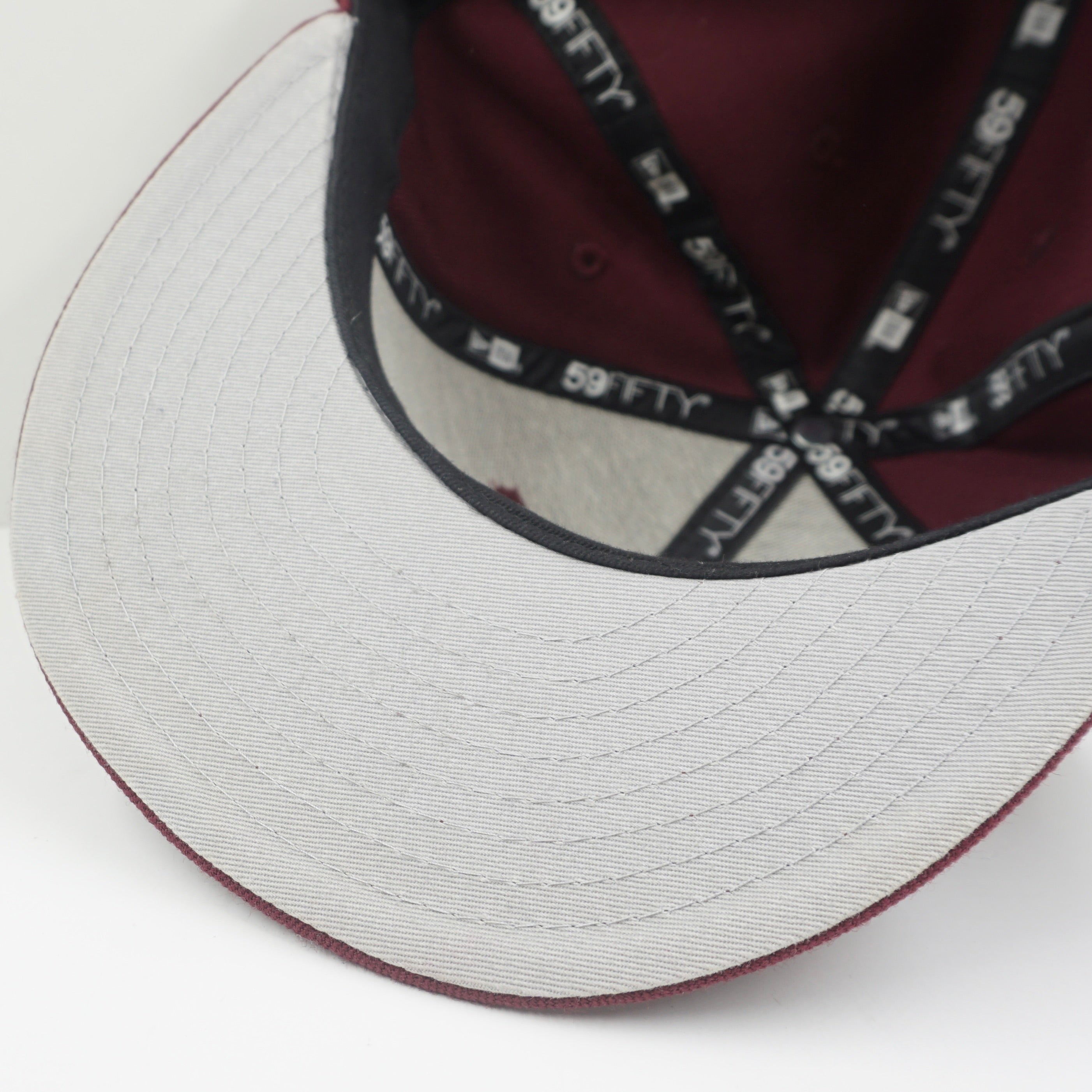 New Era Cooperstown Collection Seattle Mariners Burgundy Fitted Cap