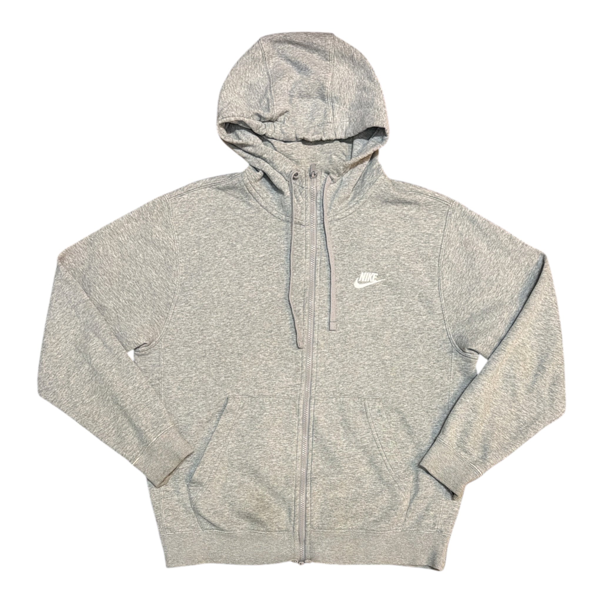 Nike Sportswear Club Full Zip Grey Hoodie