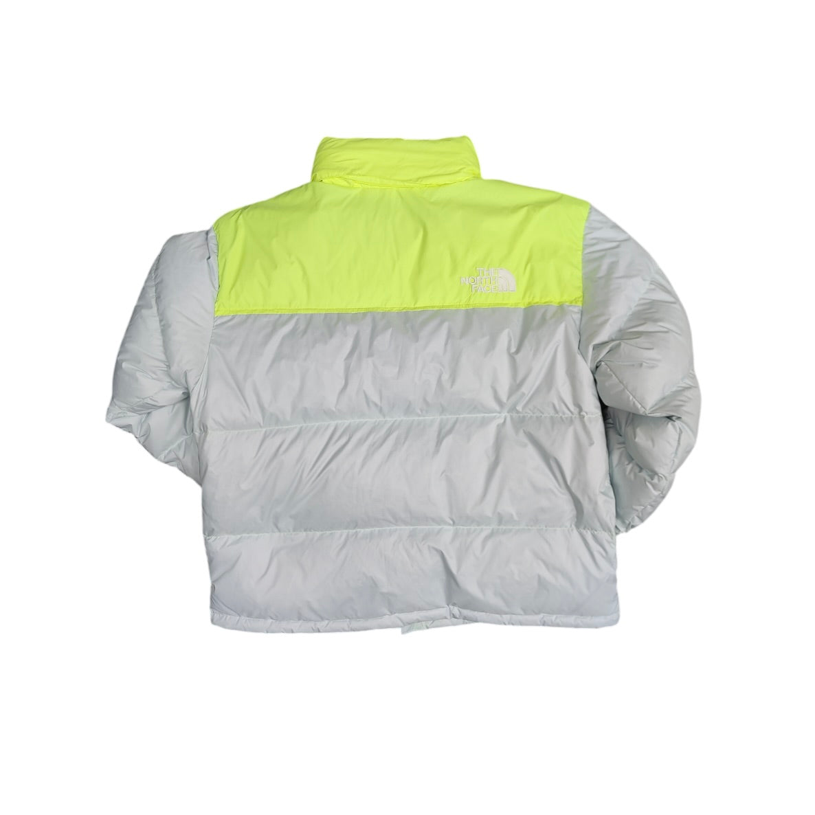 The North Face 1996 Retro Nuptse Skylight Blue Led Yellow Puffer Jacket